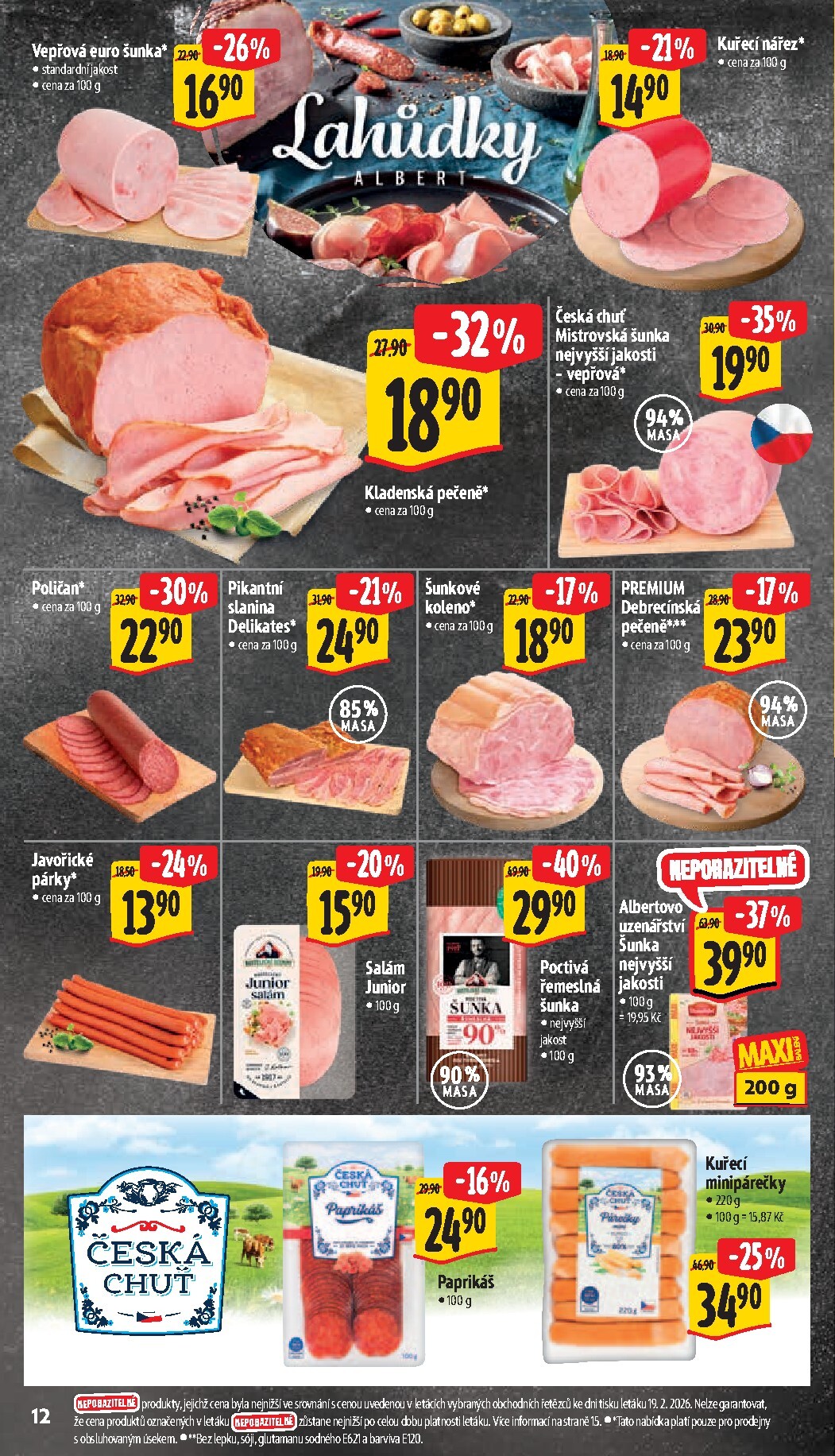 albert - Albert Supermarket leták platný od středy 25.02.2026 do úterý 03.03.2026 - page: 20