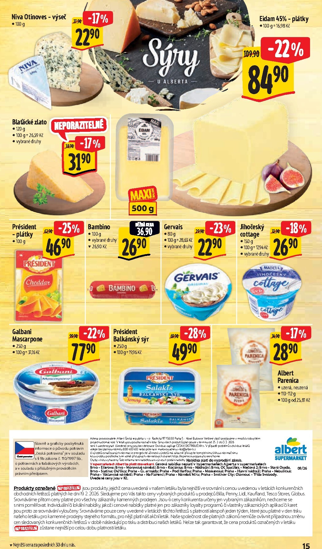 albert - Albert Supermarket leták platný od středy 25.02.2026 do úterý 03.03.2026 - page: 23