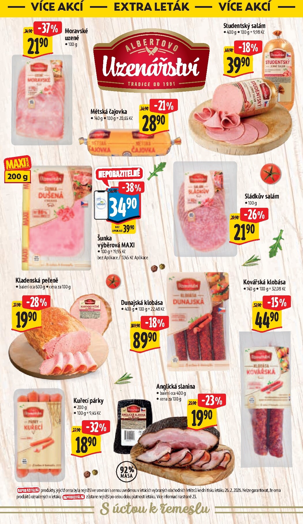 albert - Albert Supermarket leták platný od středy 04.03.2026 do úterý 10.03.2026 - page: 42