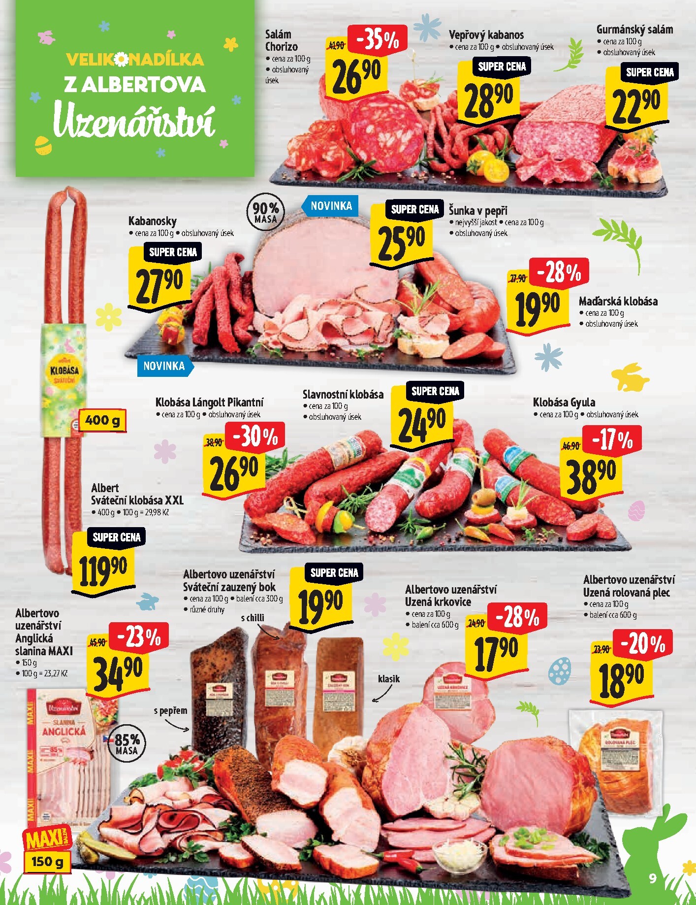 albert - Albert Supermarket - Velikonoce leták platný od středy 11.03.2026 do úterý 24.03.2026 - page: 9