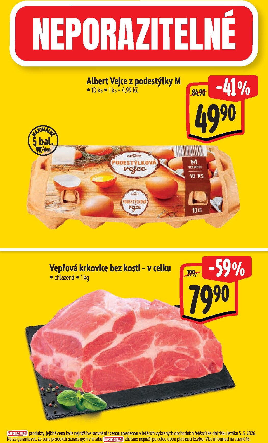 albert - Albert Supermarket leták platný od středy 11.03.2026 do úterý 17.03.2026 - page: 2