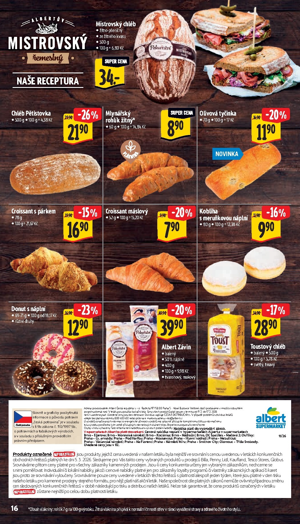 albert - Albert Supermarket leták platný od středy 11.03.2026 do úterý 17.03.2026 - page: 24
