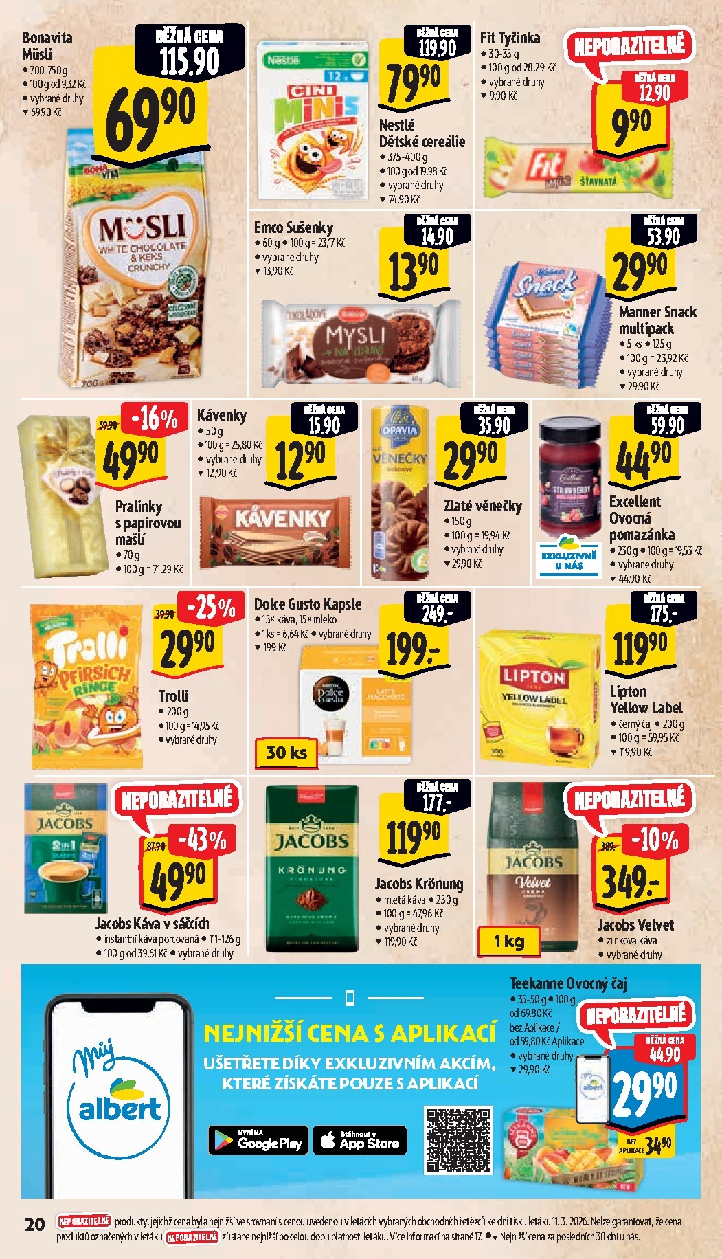 albert - Albert Supermarket leták platný od středy 18.03.2026 do úterý 24.03.2026 - page: 28