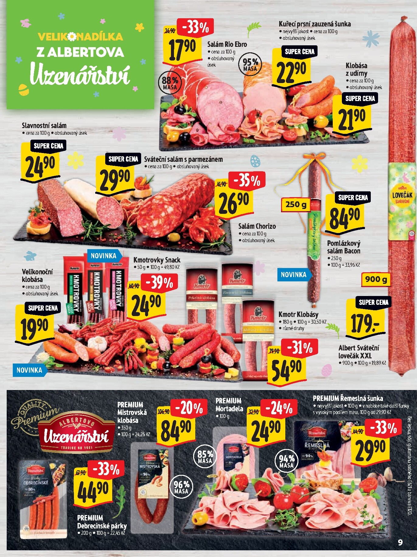 albert - Albert Supermarket - Velikonoce leták platný od středy 25.03.2026 do pondělí 06.04.2026 - page: 9