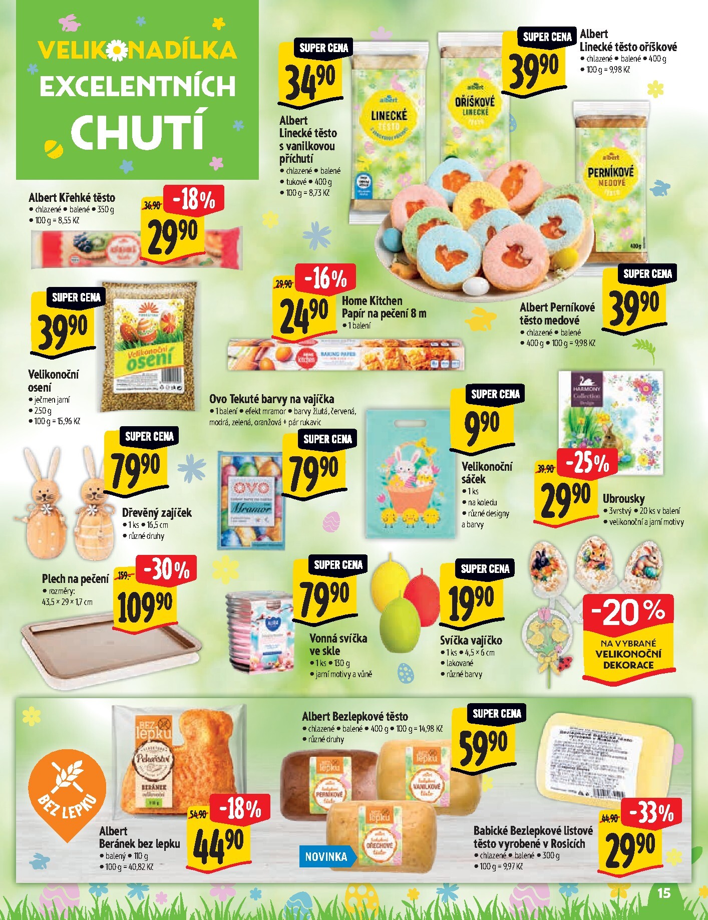 albert - Albert Supermarket - Velikonoce leták platný od středy 25.03.2026 do pondělí 06.04.2026 - page: 15