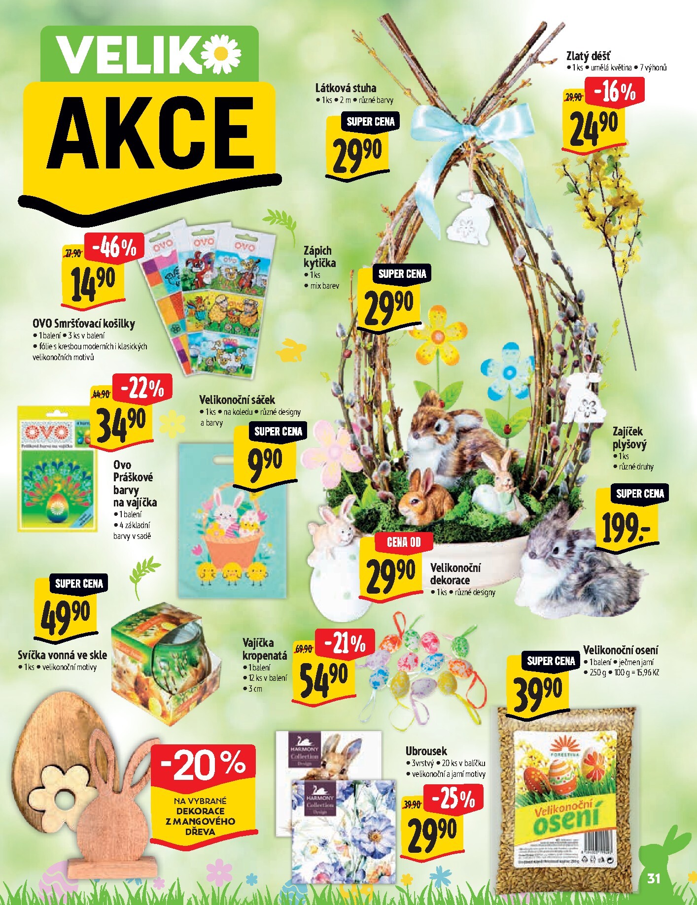 albert - Albert Hypermarket - Velikonoce leták platný od středy 25.03.2026 do pondělí 06.04.2026 - page: 31