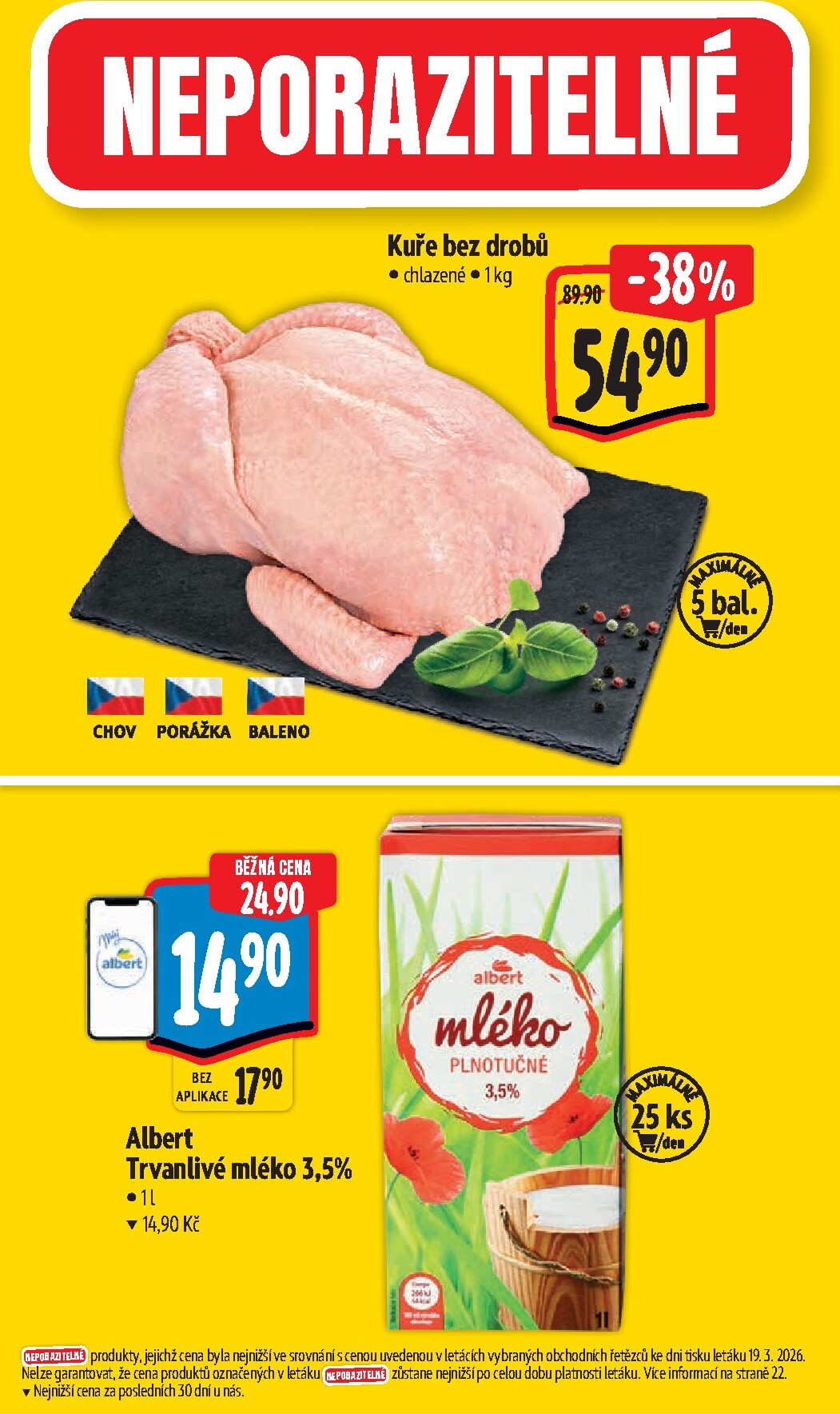 albert - Albert Supermarket leták platný od středy 25.03.2026 do úterý 31.03.2026 - page: 2