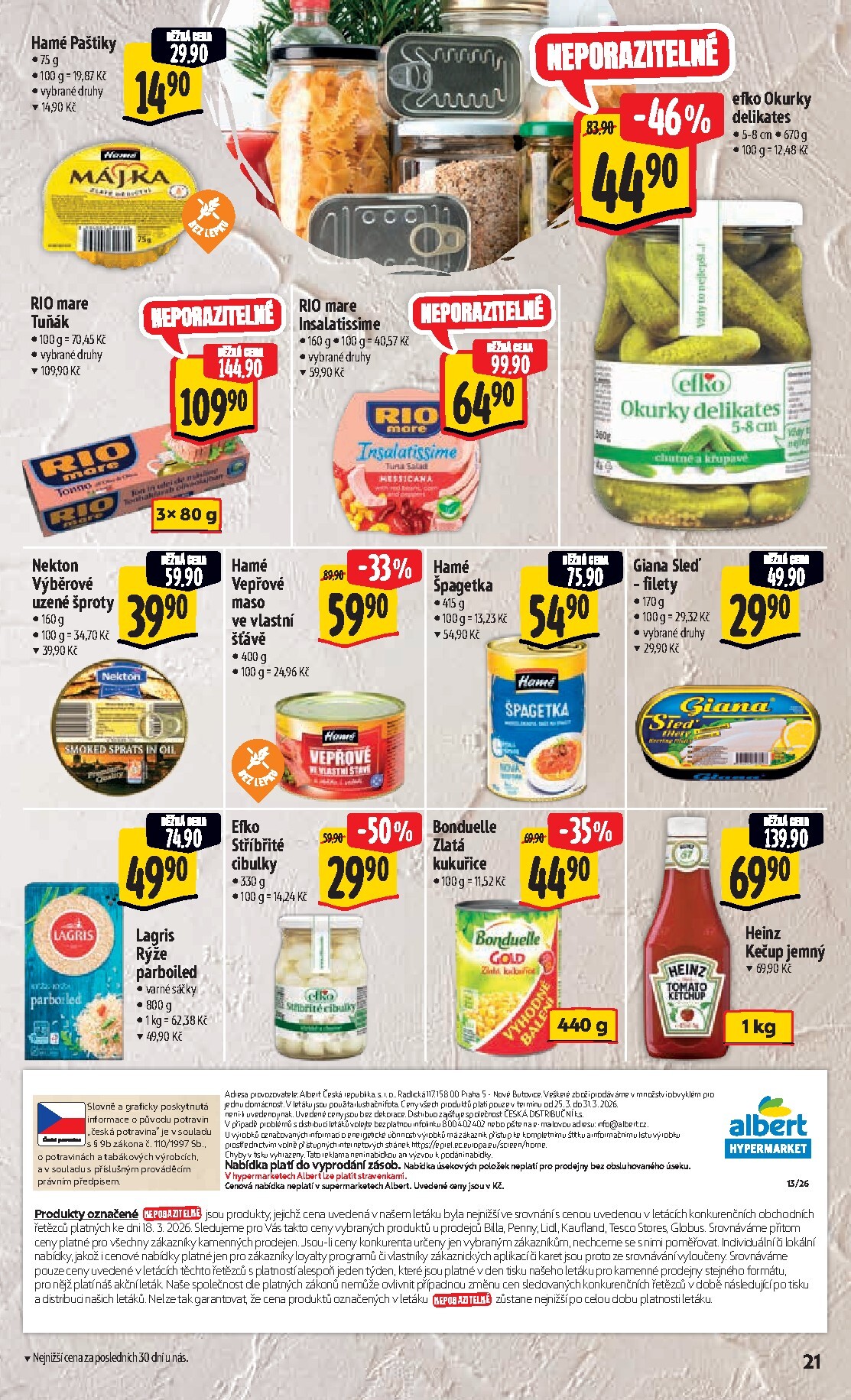 albert - Albert Hypermarket leták platný od středy 25.03.2026 do úterý 31.03.2026 - page: 29