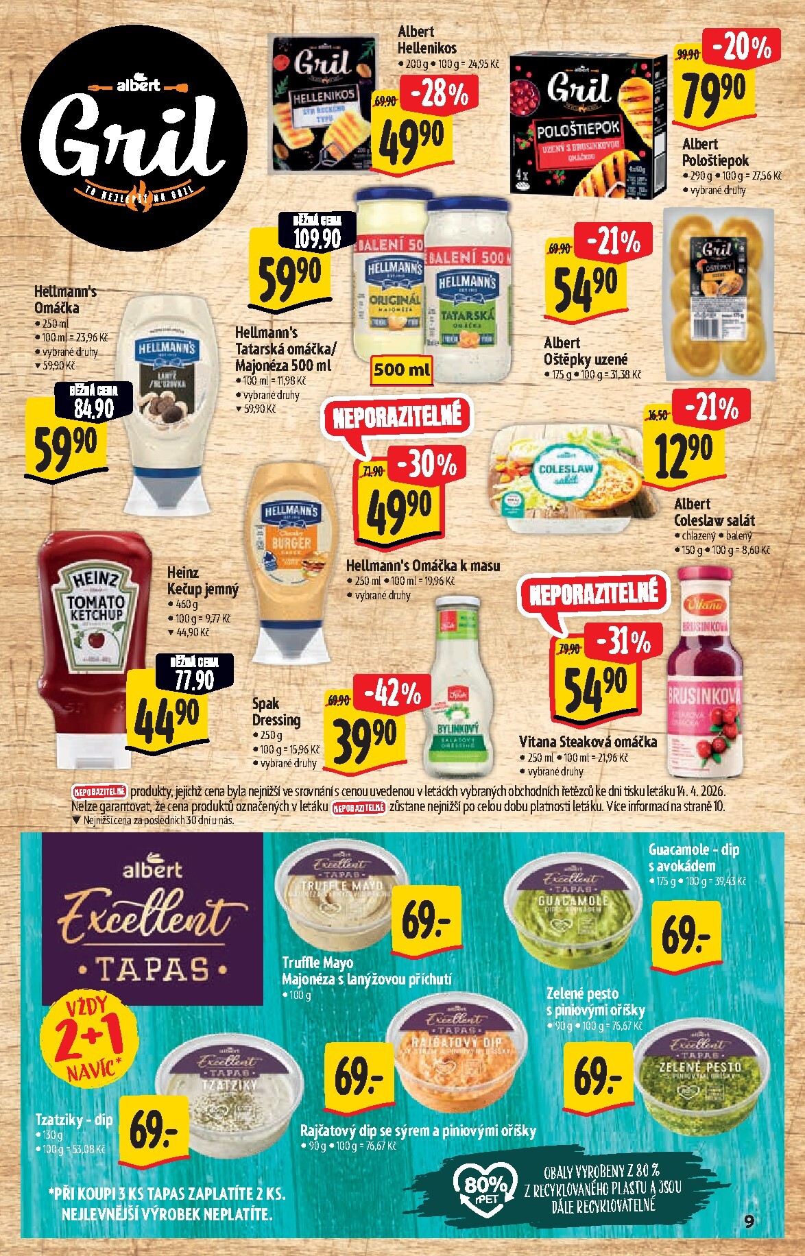 albert - Budoucí Albert Supermarket - Gril leták platný od středy 22.04.2026 do úterý 05.05.2026 - page: 9