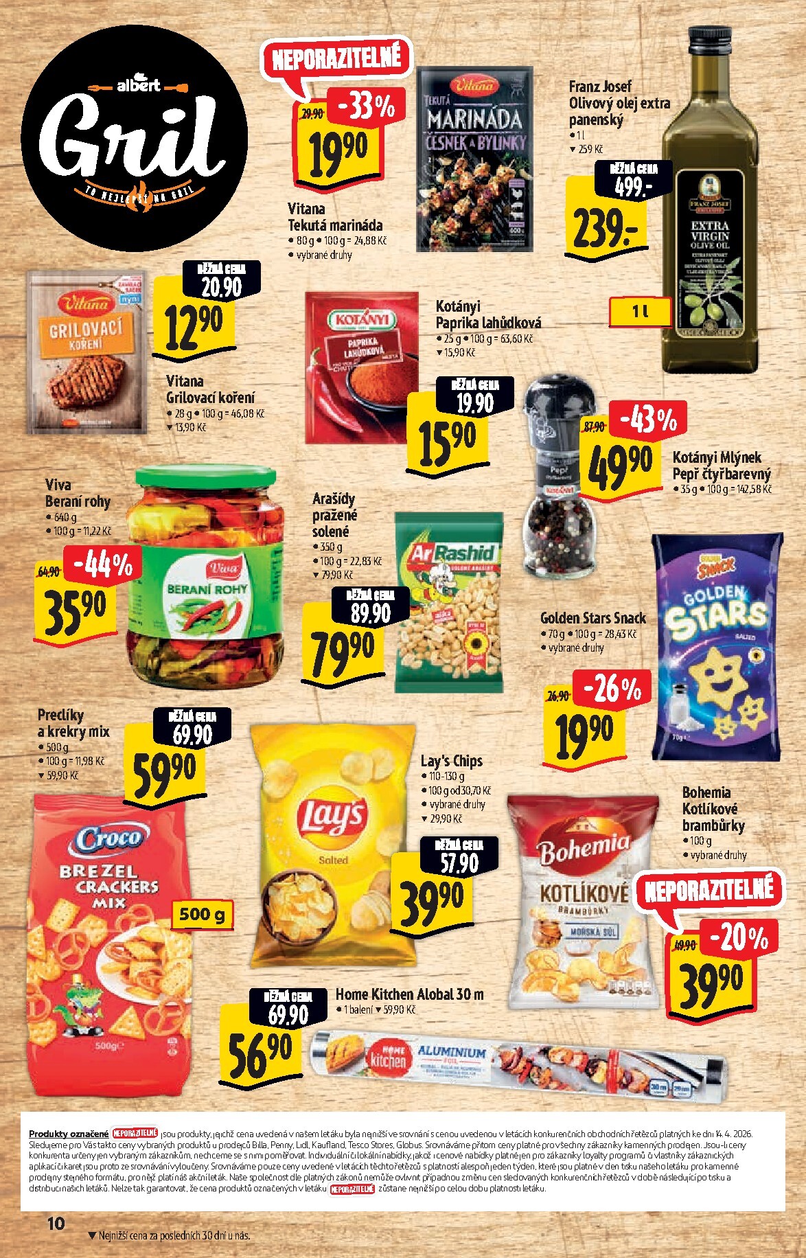 albert - Budoucí Albert Supermarket - Gril leták platný od středy 22.04.2026 do úterý 05.05.2026 - page: 10