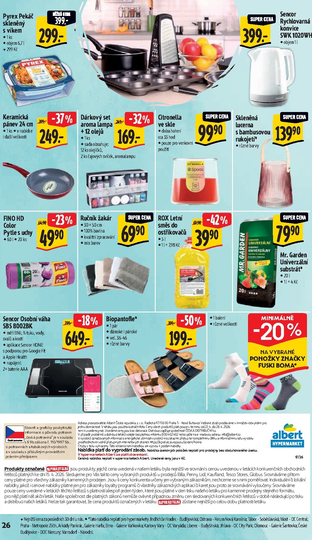 albert - Budoucí Albert Hypermarket leták platný od středy 22.04.2026 do úterý 28.04.2026 - page: 34