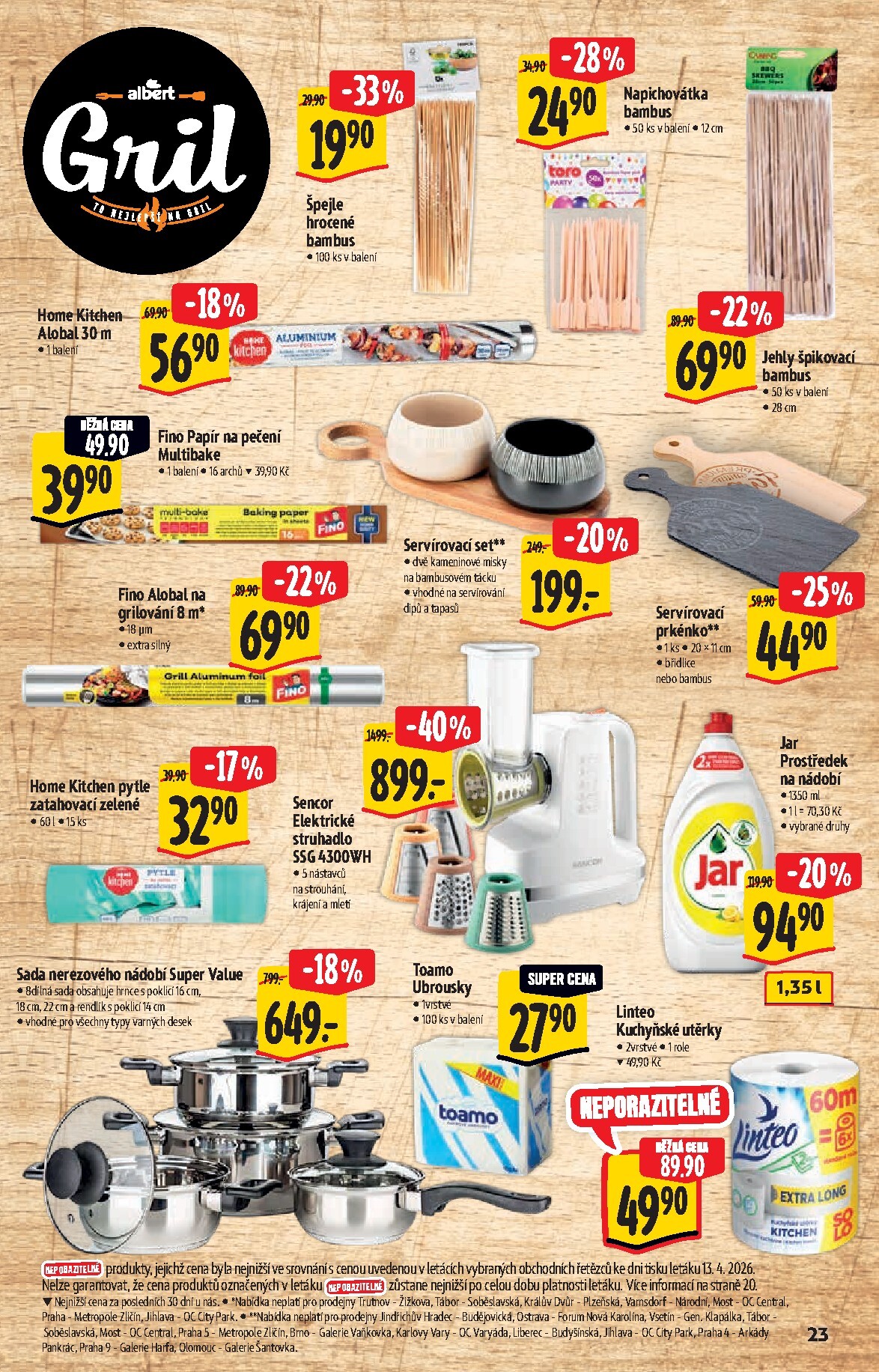 albert - Budoucí Albert Hypermarket - Gril leták platný od středy 22.04.2026 do úterý 05.05.2026 - page: 23