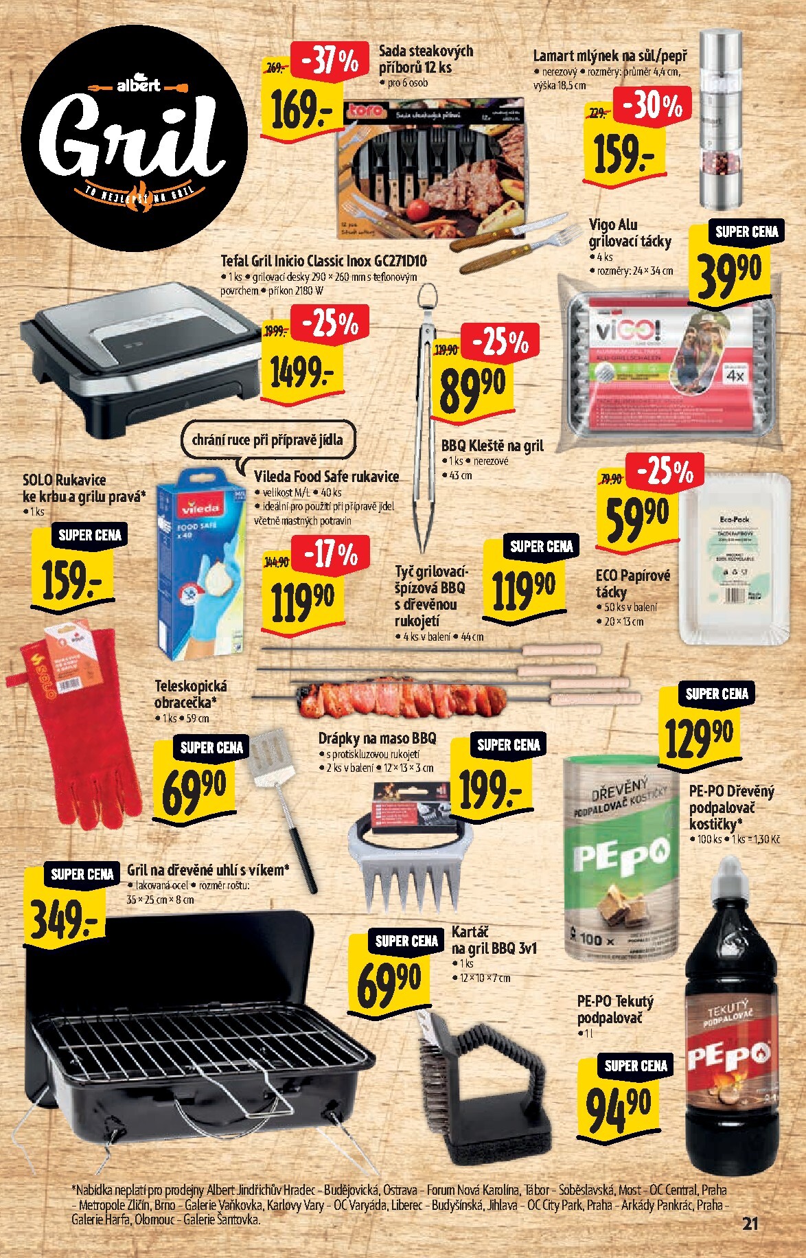 albert - Budoucí Albert Hypermarket - Gril leták platný od středy 22.04.2026 do úterý 05.05.2026 - page: 21