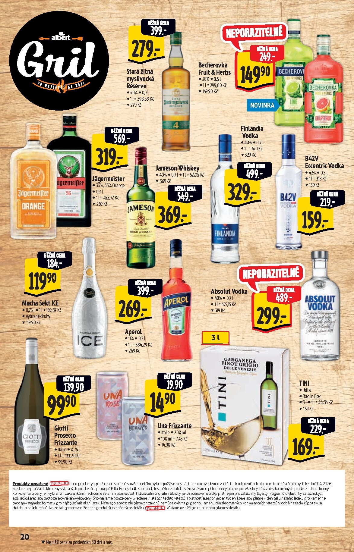 albert - Budoucí Albert Hypermarket - Gril leták platný od středy 22.04.2026 do úterý 05.05.2026 - page: 20