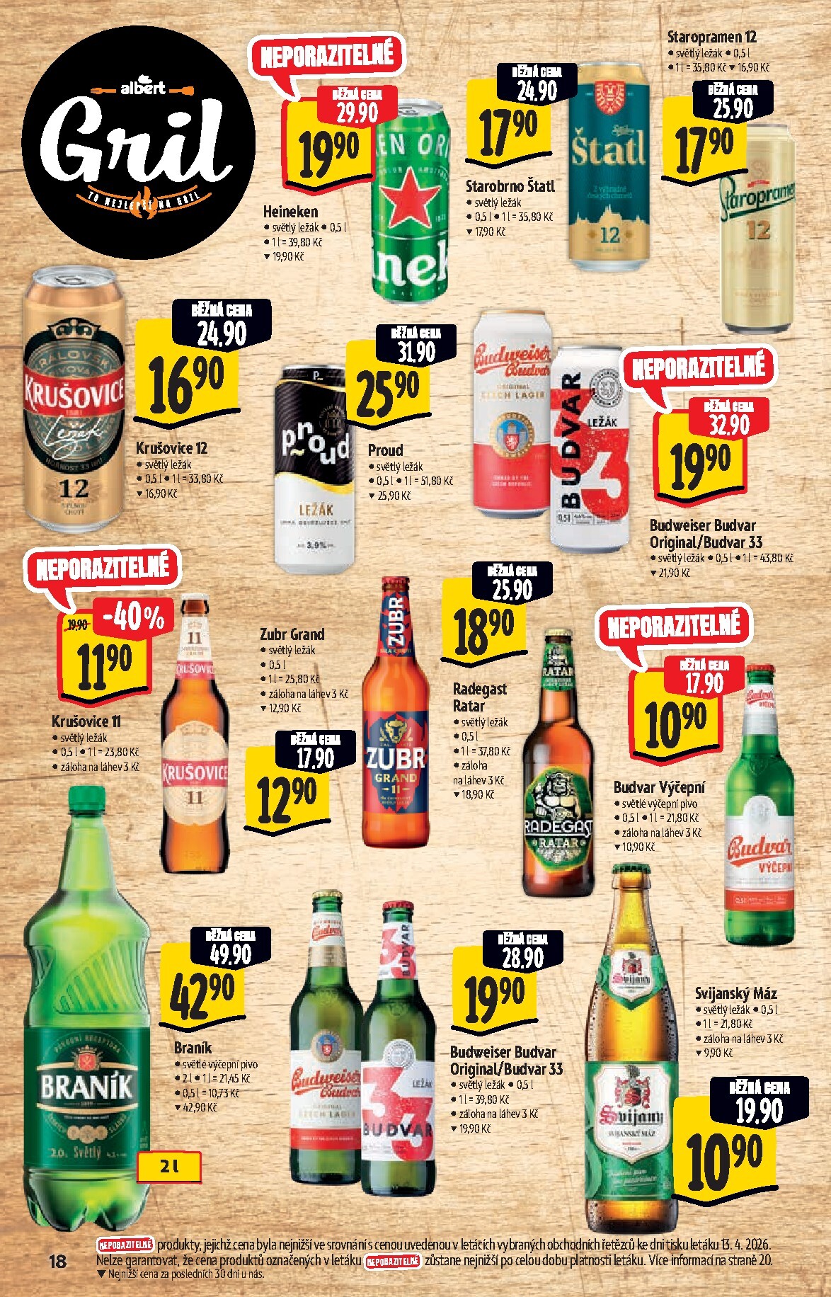 albert - Budoucí Albert Hypermarket - Gril leták platný od středy 22.04.2026 do úterý 05.05.2026 - page: 18