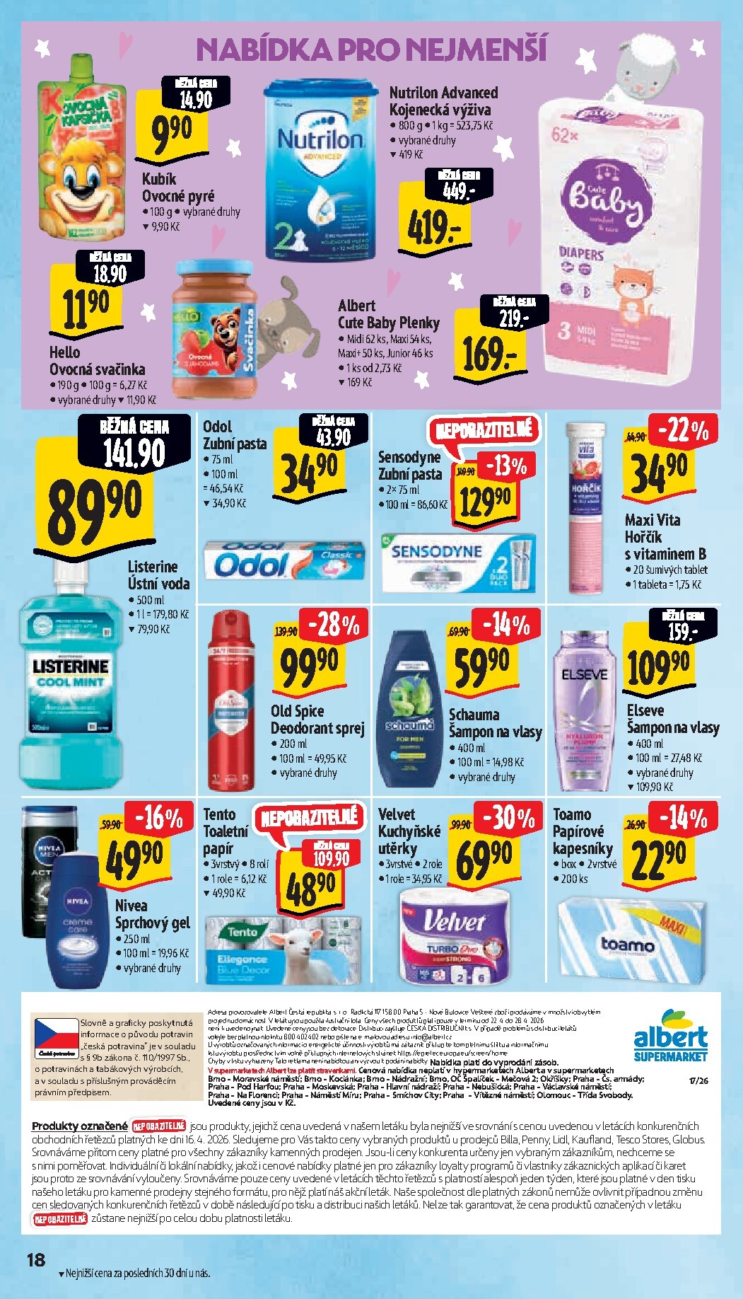 albert - Budoucí Albert Supermarket leták platný od středy 22.04.2026 do úterý 28.04.2026 - page: 26