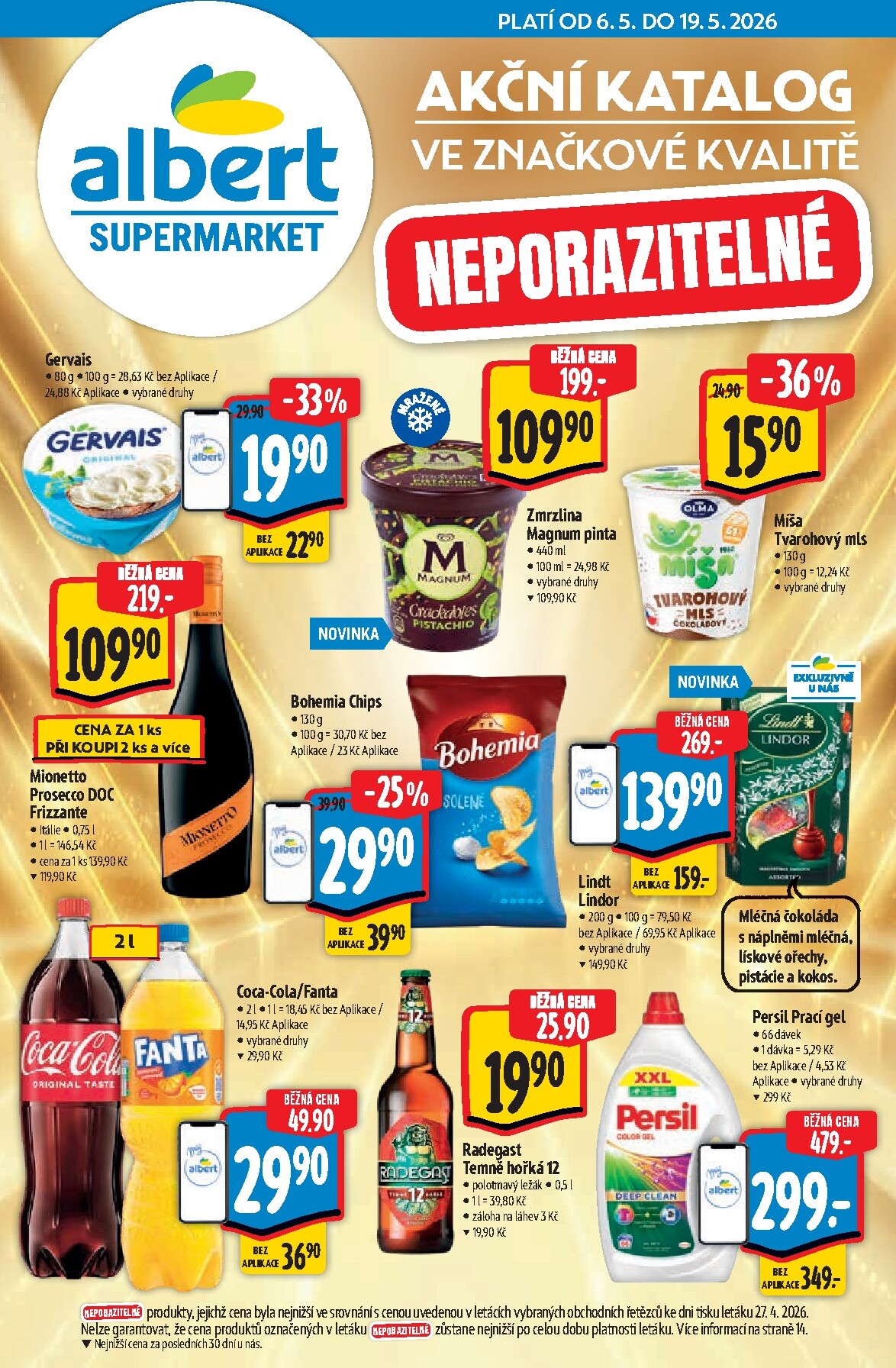 albert - Budoucí Albert Supermarket - Akční katalog leták platný od středy 06.05.2026 do úterý 19.05.2026