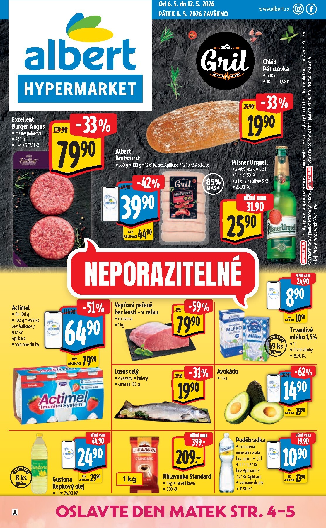 albert - Budoucí Albert Hypermarket - Gril leták platný od středy 06.05.2026 do úterý 12.05.2026
