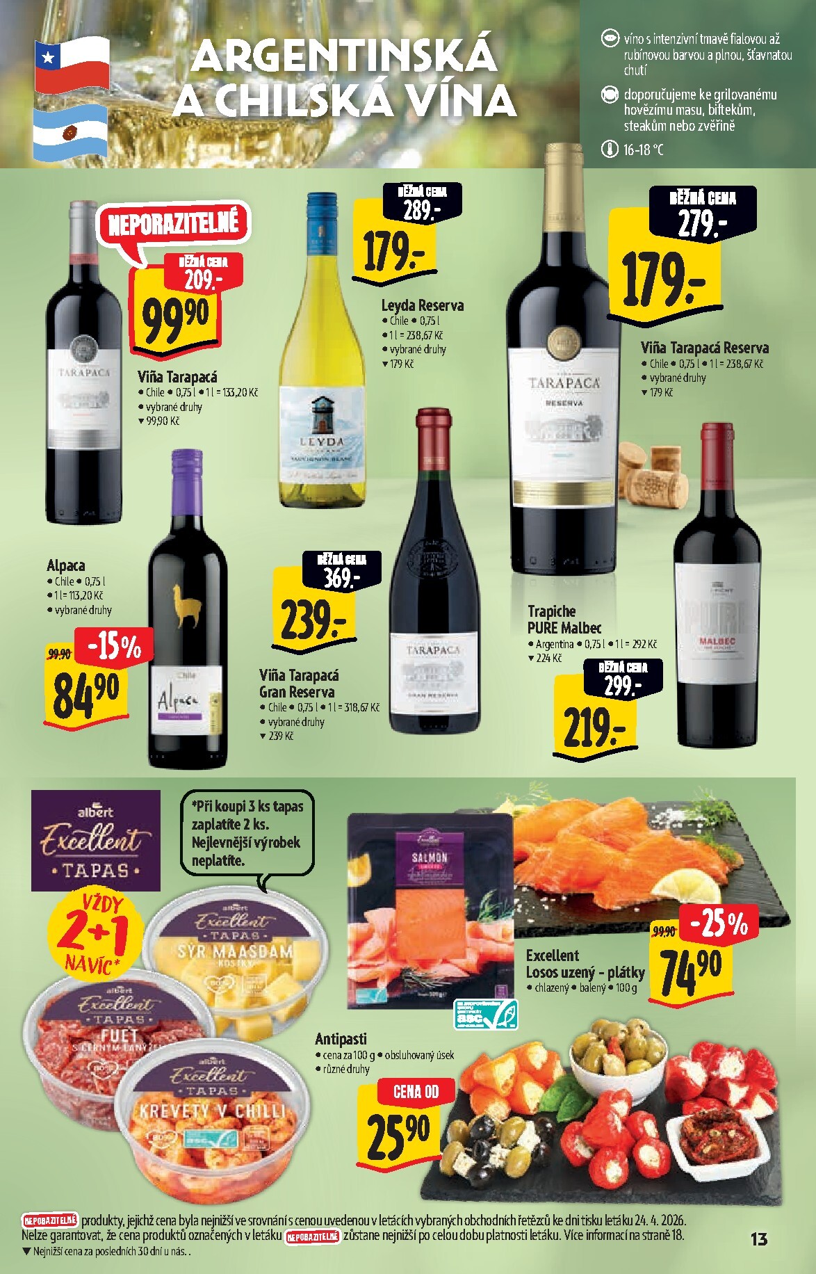 albert - Aktuální Albert Hypermarket - Jarní vinný katalog leták platný od středy 06.05.2026 do úterý 19.05.2026 - page: 13