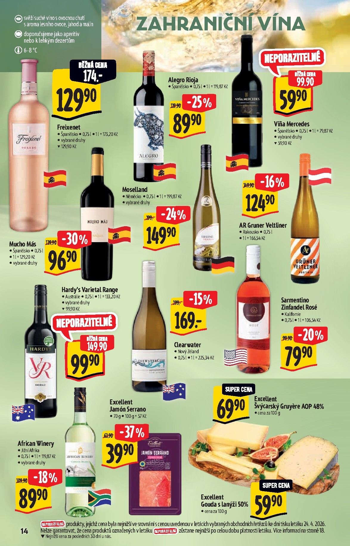 albert - Aktuální Albert Hypermarket - Jarní vinný katalog leták platný od středy 06.05.2026 do úterý 19.05.2026 - page: 14
