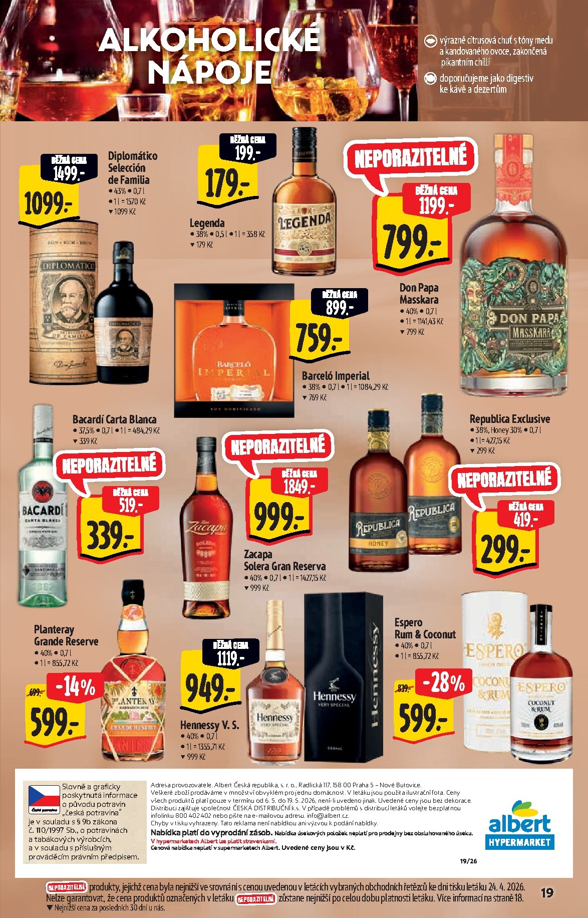 albert - Aktuální Albert Hypermarket - Jarní vinný katalog leták platný od středy 06.05.2026 do úterý 19.05.2026 - page: 19