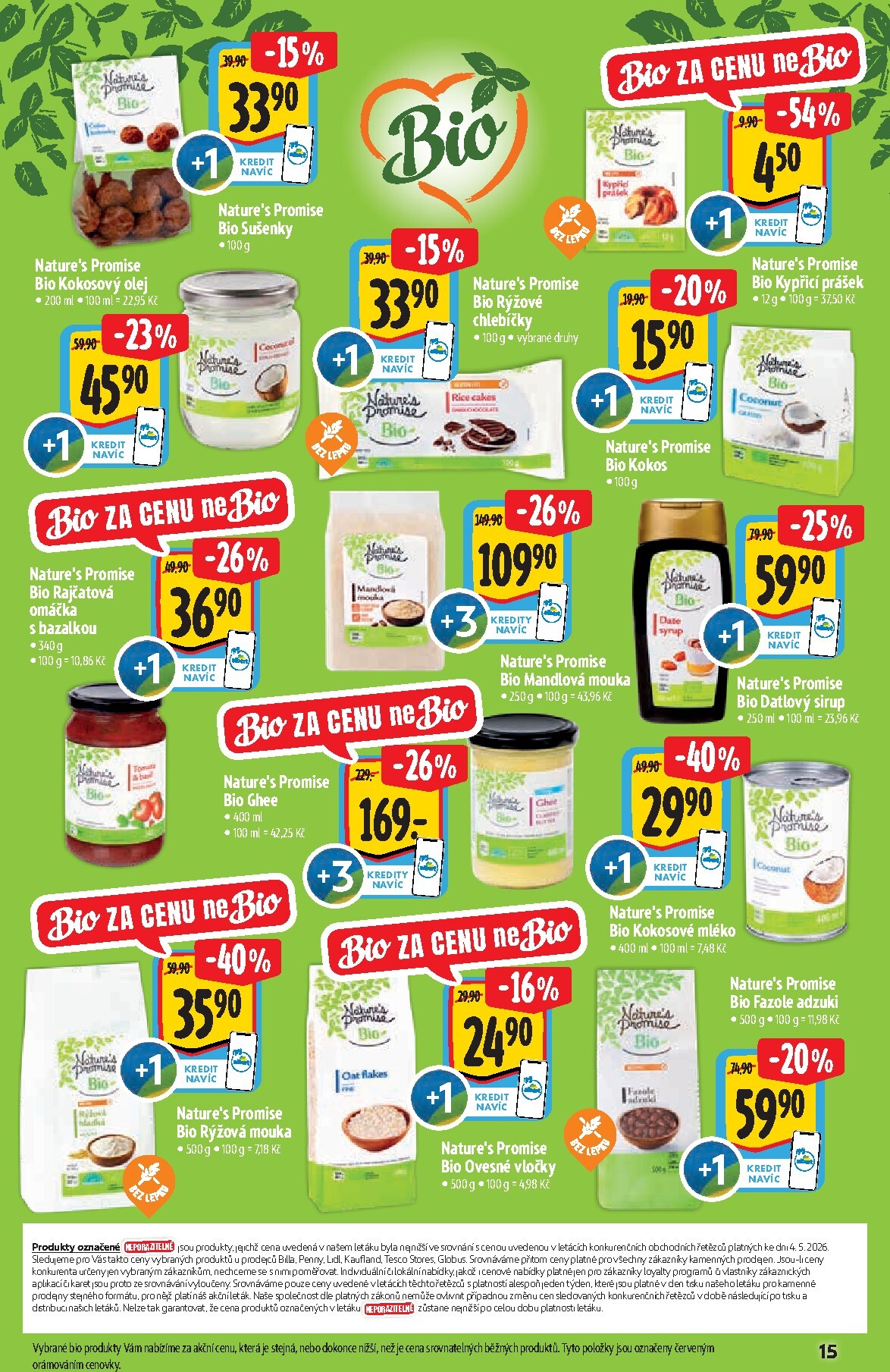 albert - Budoucí Albert Supermarket - Bio leták platný od středy 13.05.2026 do úterý 26.05.2026 - page: 15