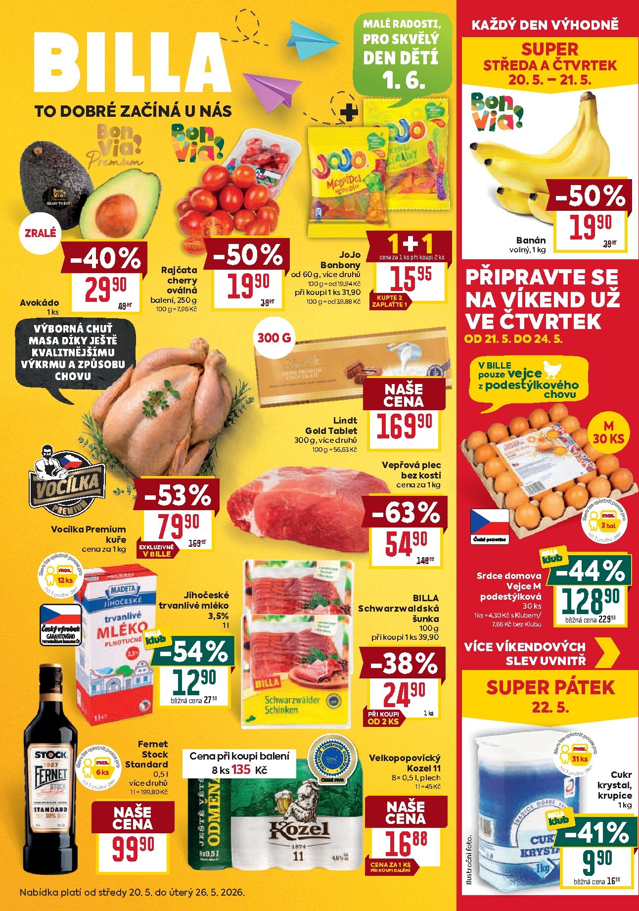 billa - Budoucí Billa leták platný od středy 20.05.2026 do úterý 26.05.2026