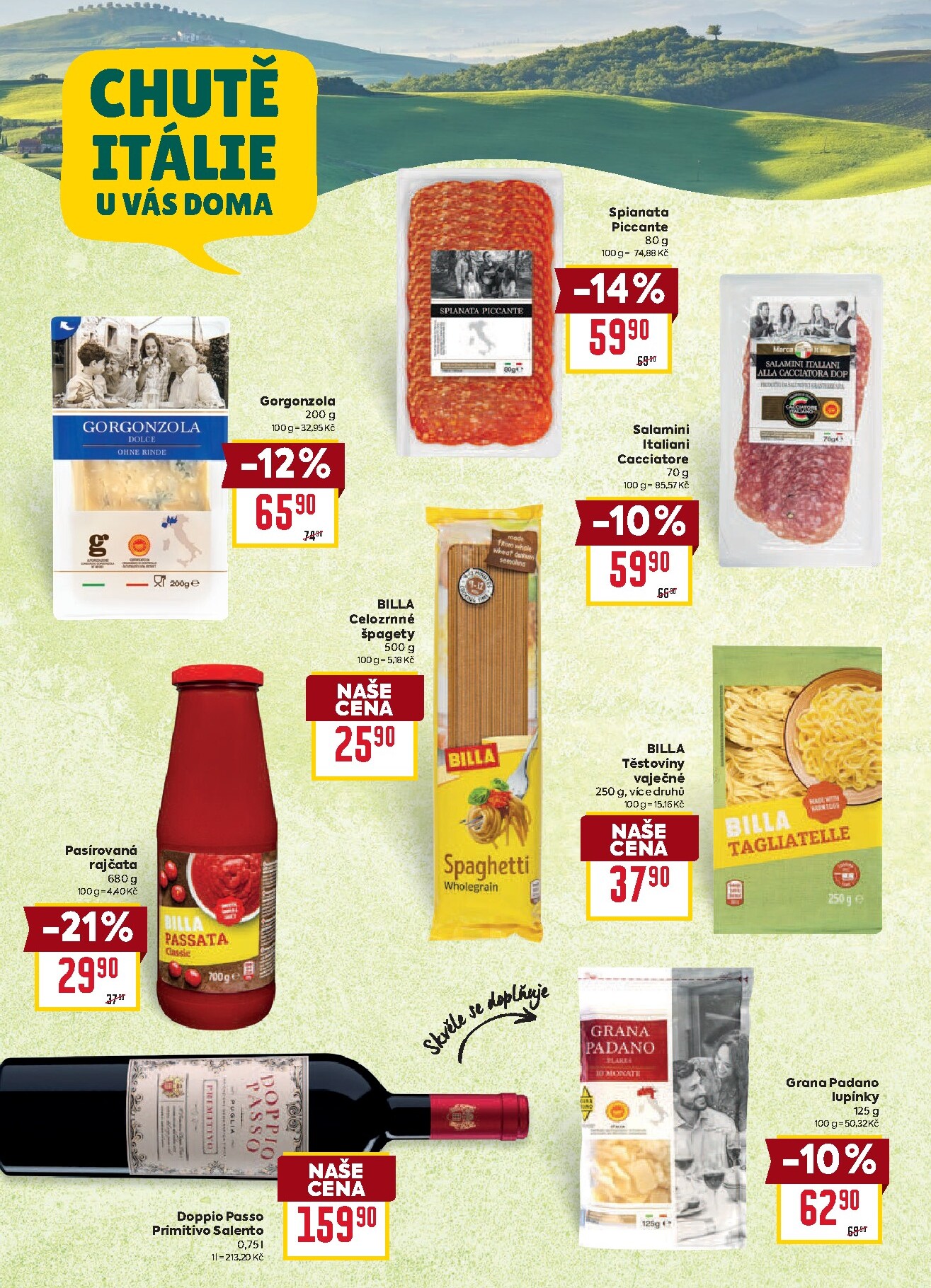billa - Budoucí Billa - Bohatá chuť středomoří leták platný od středy 20.05.2026 do úterý 09.06.2026 - page: 12