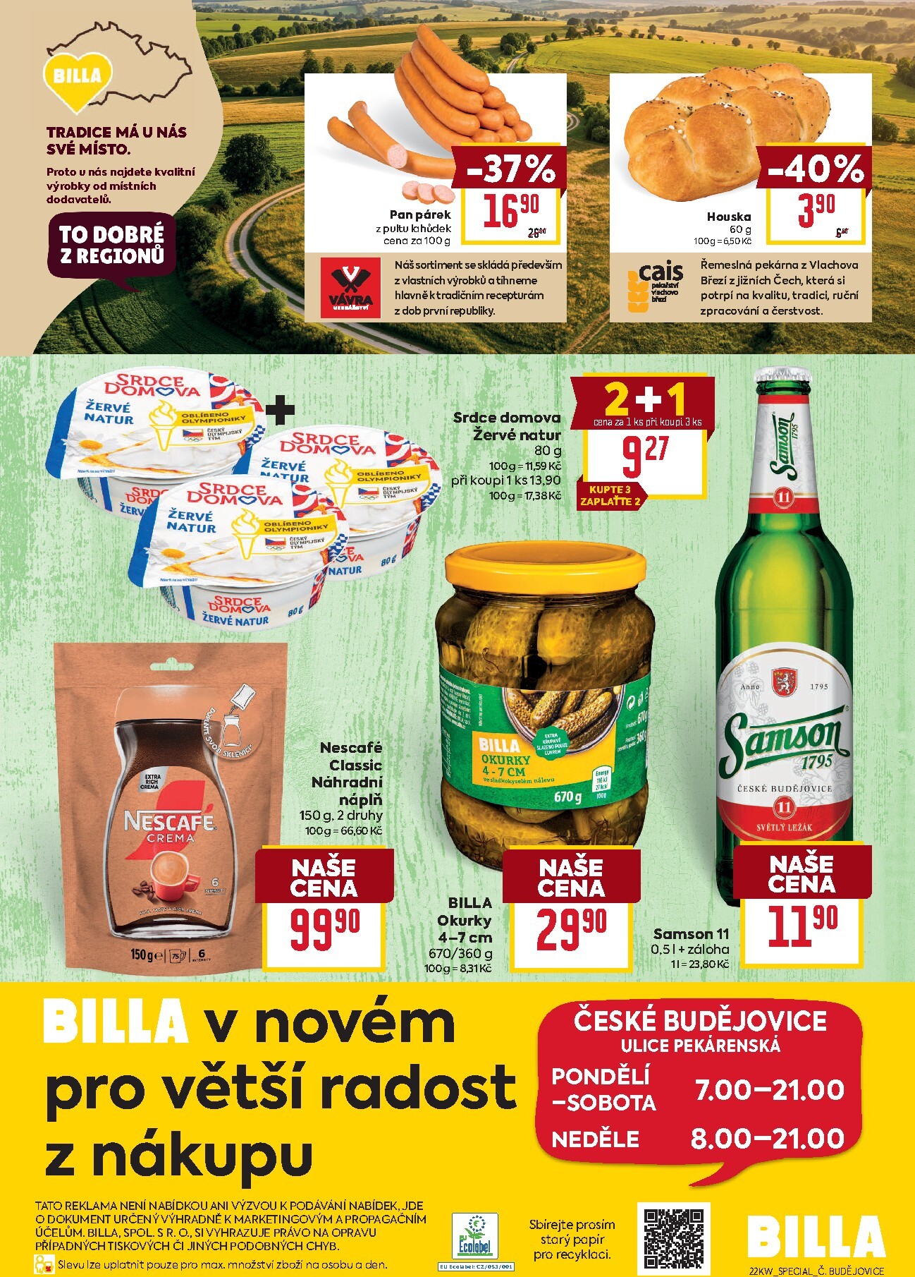 billa - Budoucí Billa - České Budějovice leták platný od středy 27.05.2026 do úterý 02.06.2026 - page: 2