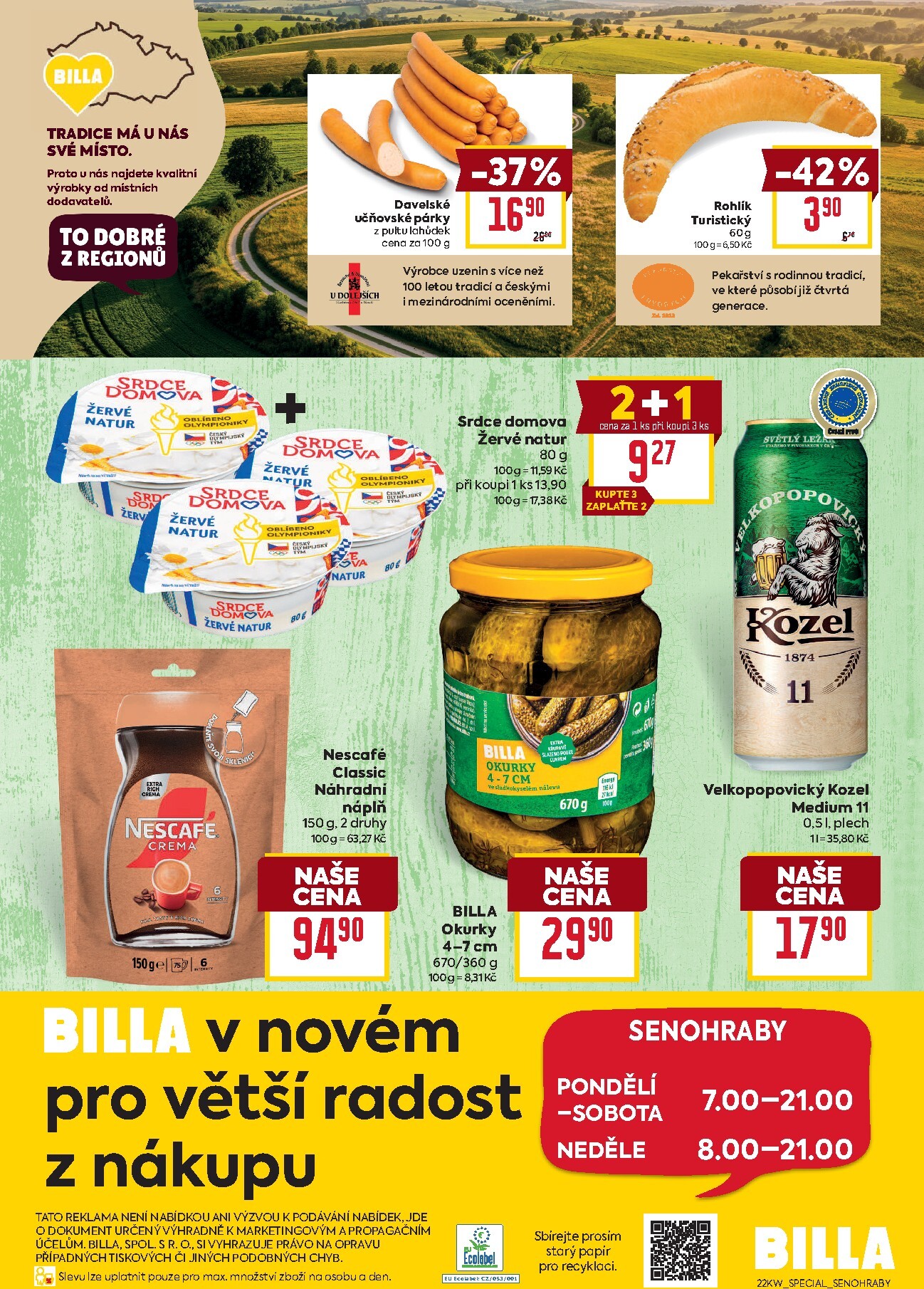 billa - Aktuální Billa - Speciál: Senohraby leták platný od středy 27.05.2026 do úterý 02.06.2026 - page: 2