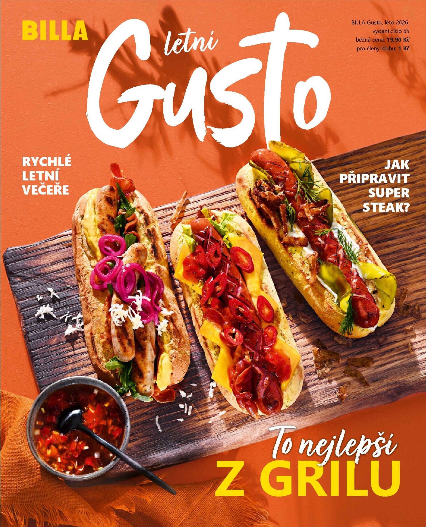 billa - Aktuální Billa - Gusto magazín leták platný od pondělí 01.06.2026 do úterý 30.06.2026 - page: 1