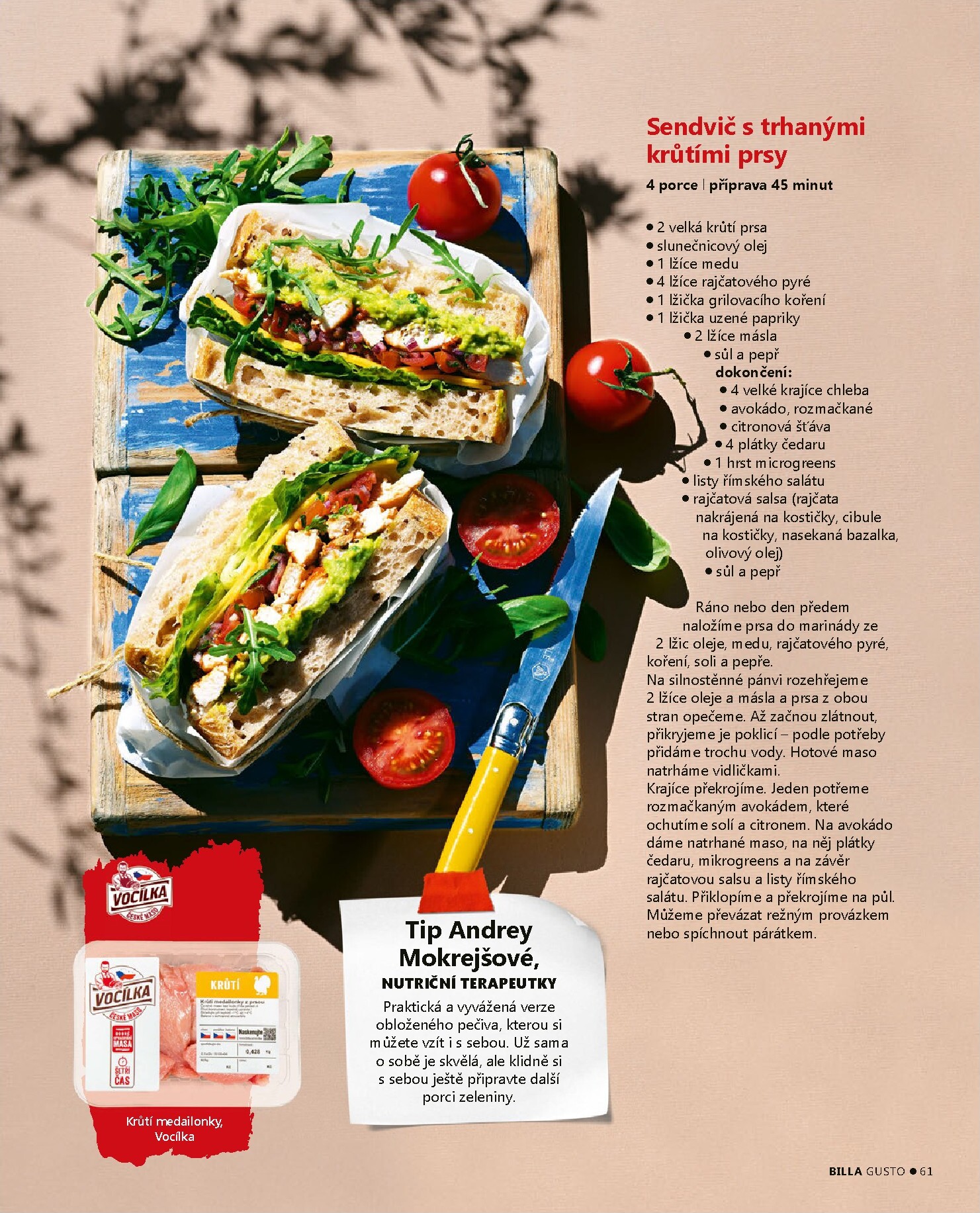 billa - Aktuální Billa - Gusto magazín leták platný od pondělí 01.06.2026 do úterý 30.06.2026 - page: 61