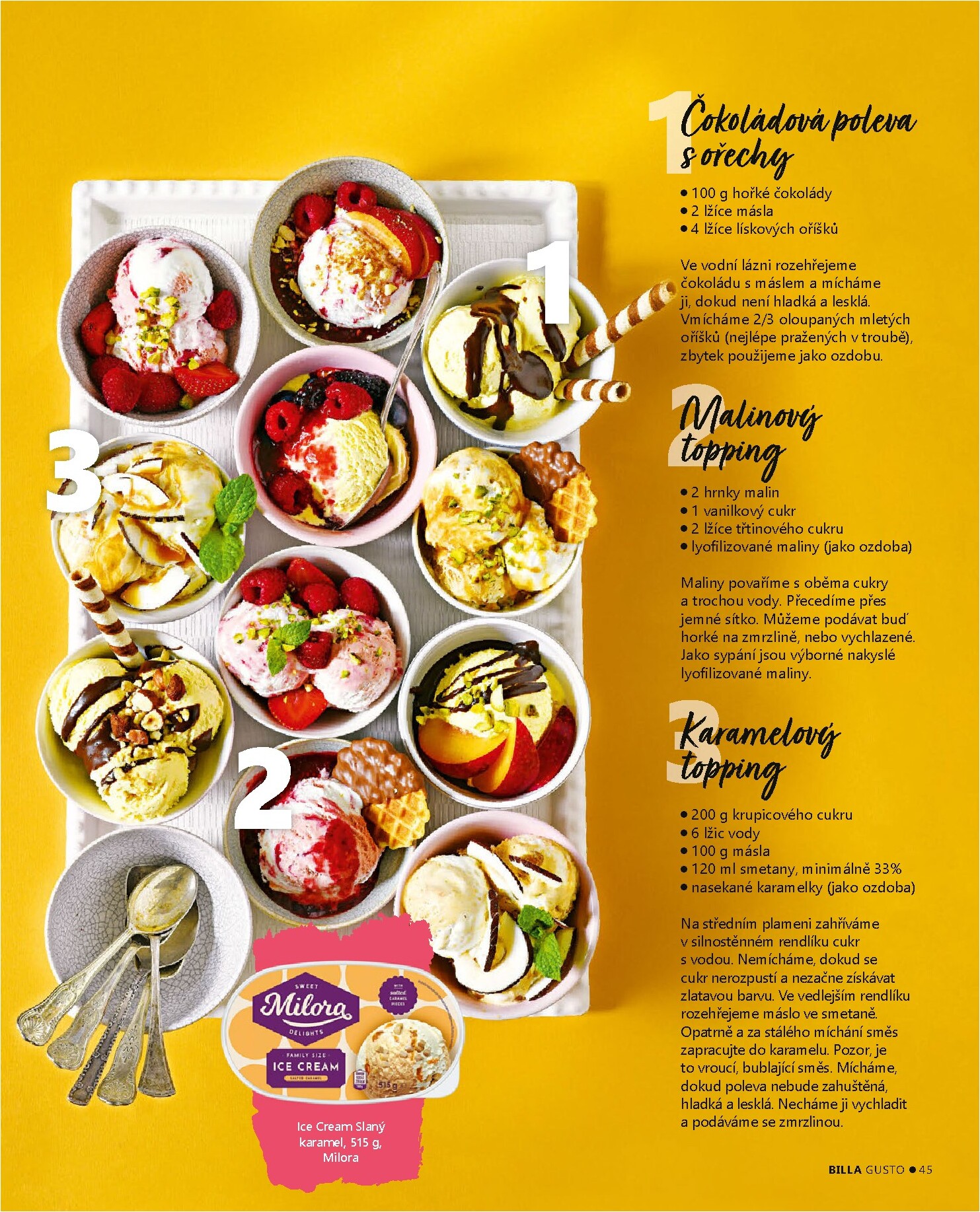 billa - Aktuální Billa - Gusto magazín leták platný od pondělí 01.06.2026 do úterý 30.06.2026 - page: 45