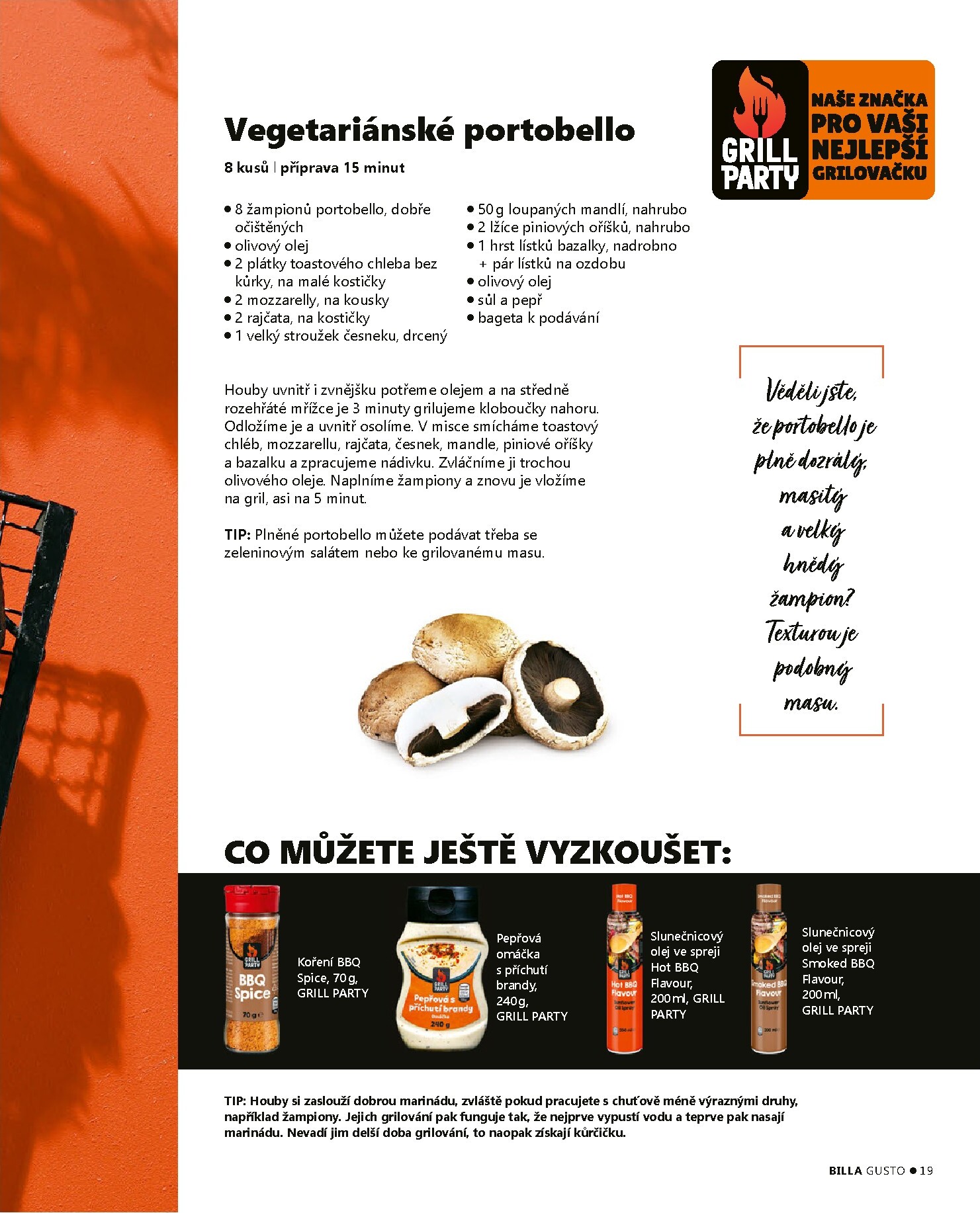 billa - Aktuální Billa - Gusto magazín leták platný od pondělí 01.06.2026 do úterý 30.06.2026 - page: 19