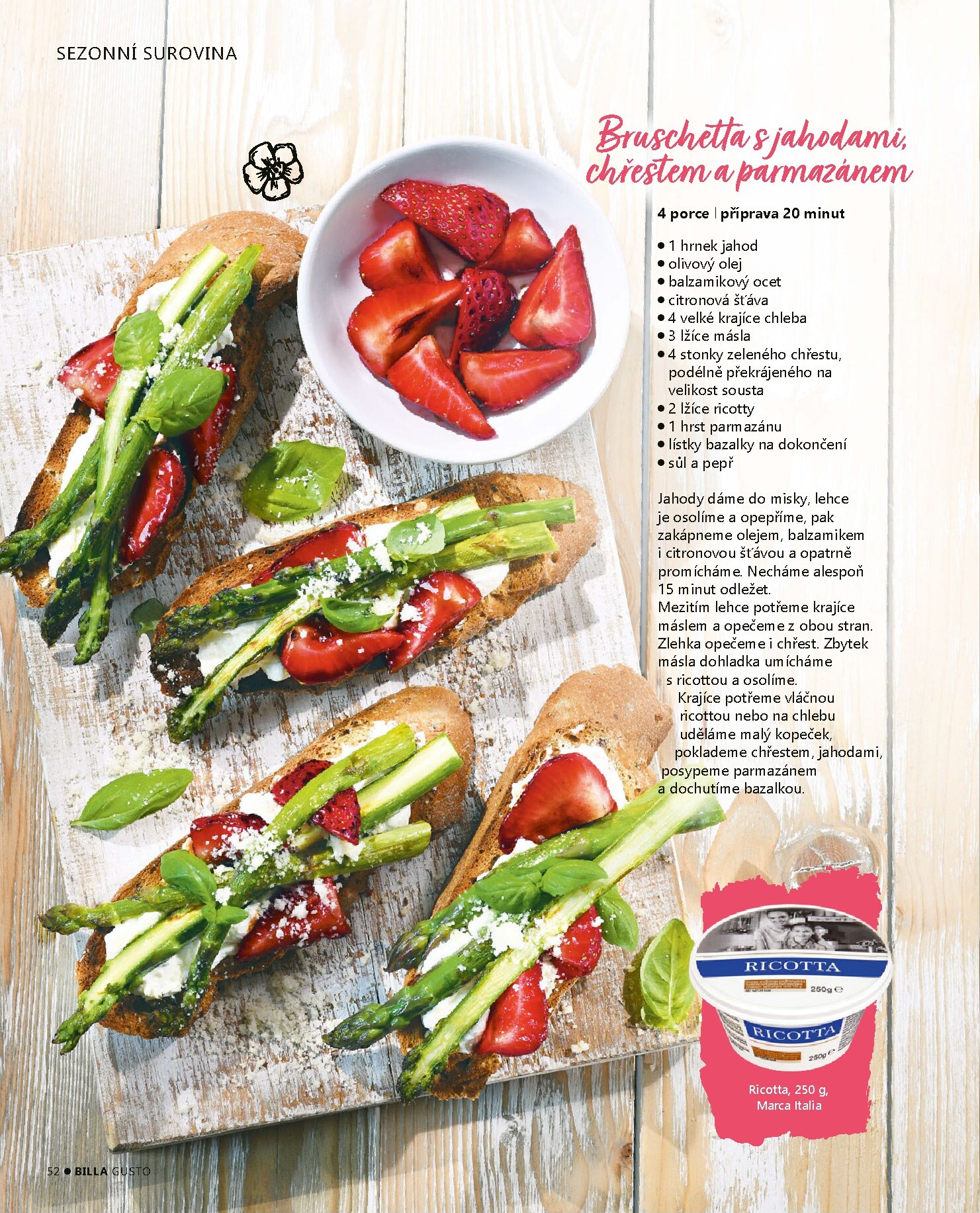 billa - Aktuální Billa - Gusto magazín leták platný od pondělí 01.06.2026 do úterý 30.06.2026 - page: 52