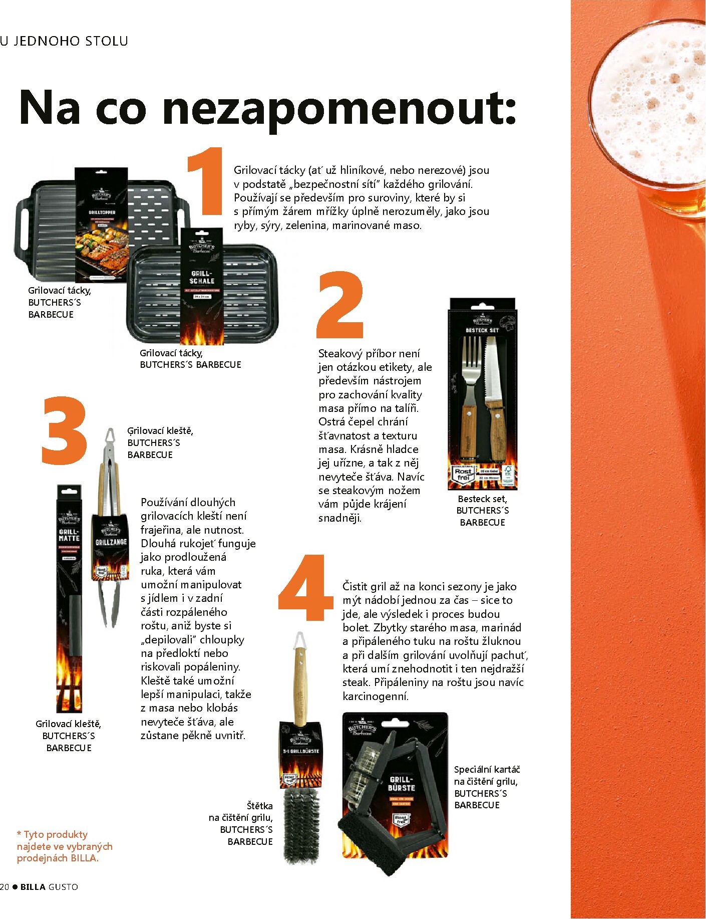 billa - Aktuální Billa - Gusto magazín leták platný od pondělí 01.06.2026 do úterý 30.06.2026 - page: 20