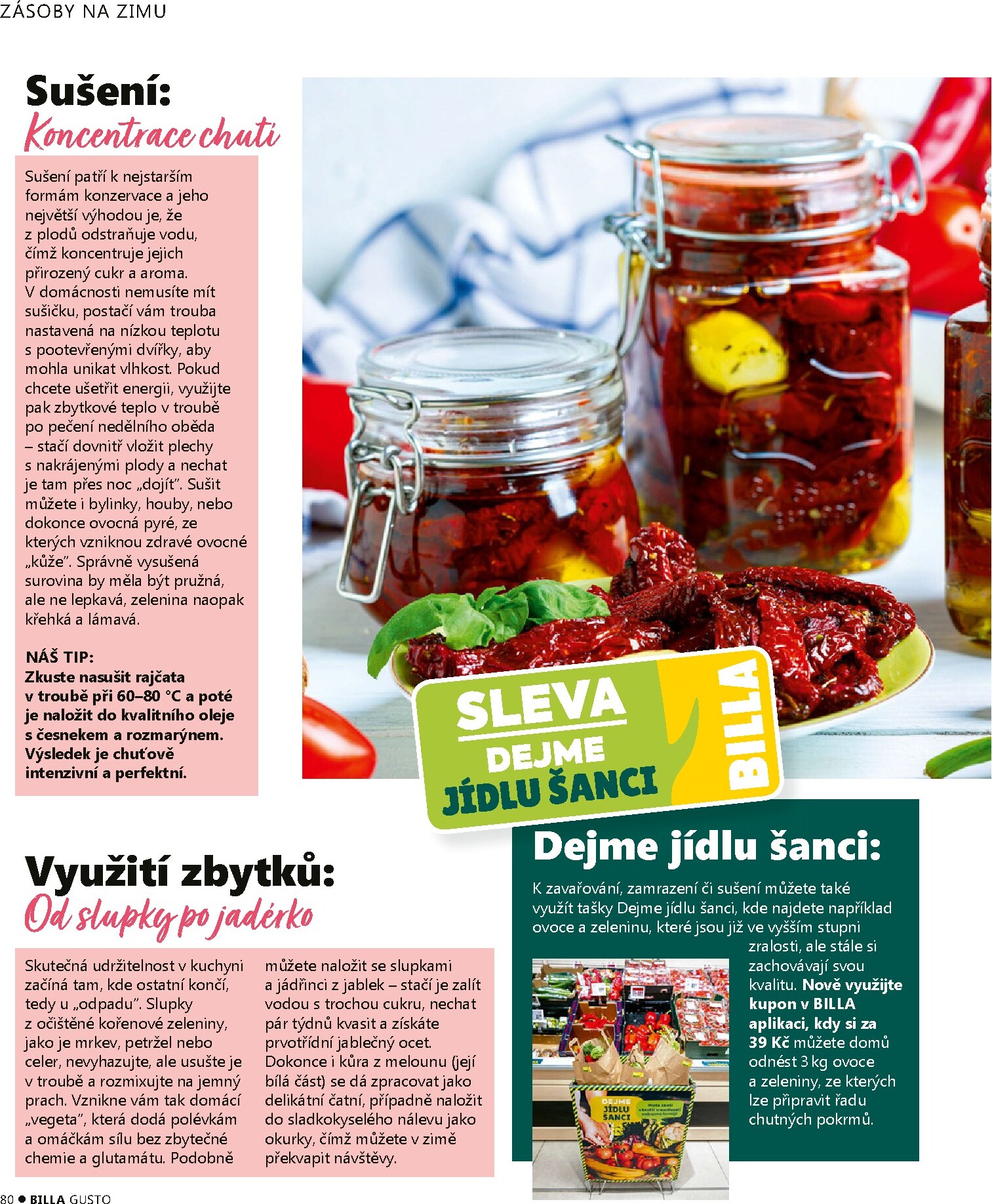 billa - Aktuální Billa - Gusto magazín leták platný od pondělí 01.06.2026 do úterý 30.06.2026 - page: 80