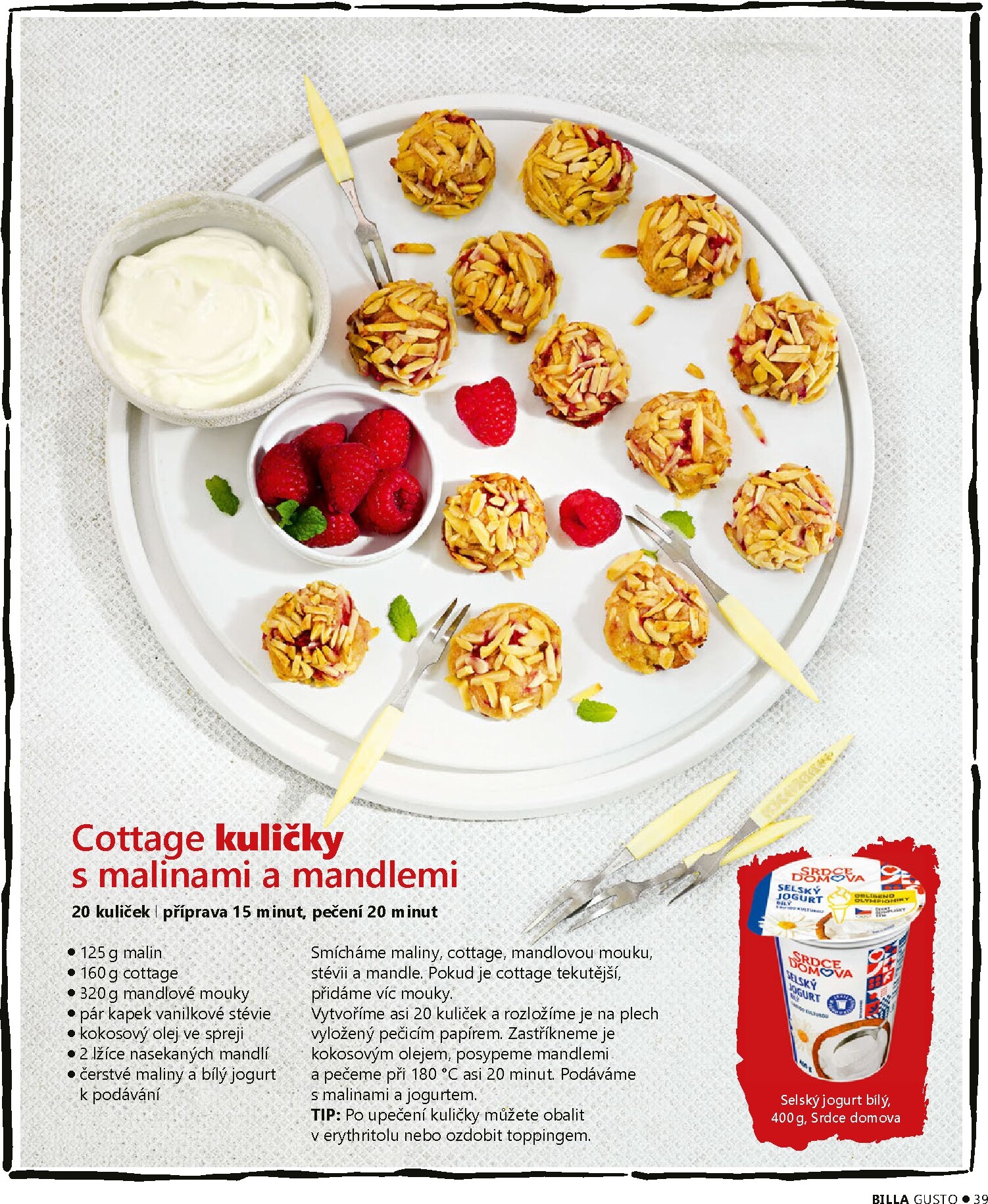 billa - Aktuální Billa - Gusto magazín leták platný od pondělí 01.06.2026 do úterý 30.06.2026 - page: 39