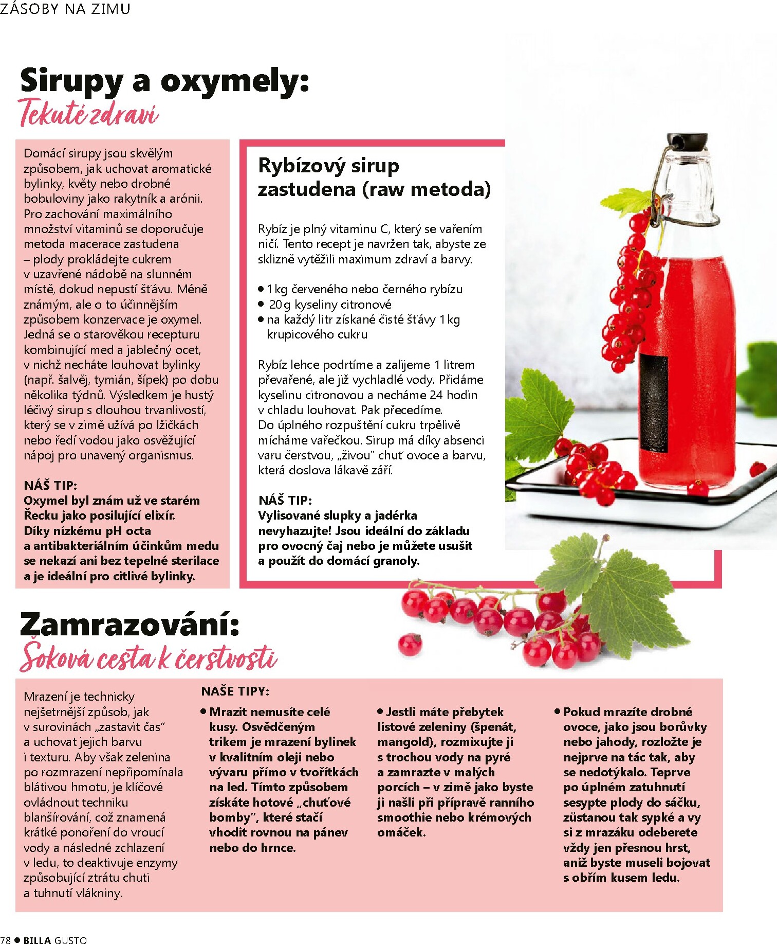 billa - Aktuální Billa - Gusto magazín leták platný od pondělí 01.06.2026 do úterý 30.06.2026 - page: 78