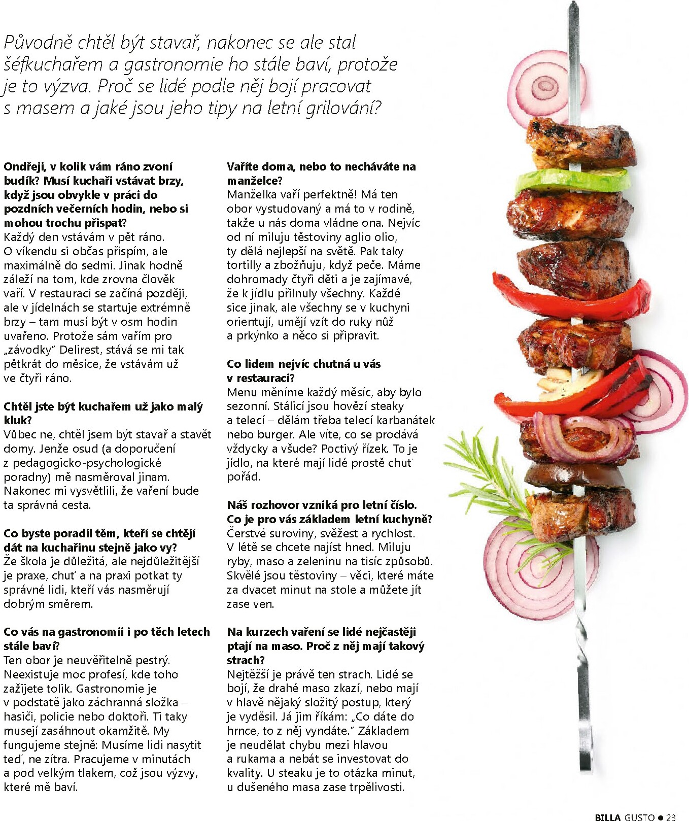 billa - Aktuální Billa - Gusto magazín leták platný od pondělí 01.06.2026 do úterý 30.06.2026 - page: 23