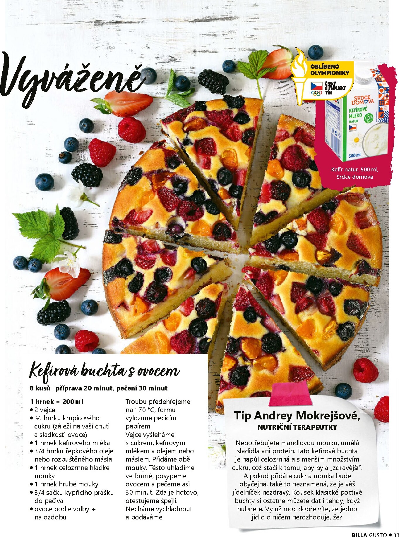 billa - Aktuální Billa - Gusto magazín leták platný od pondělí 01.06.2026 do úterý 30.06.2026 - page: 33