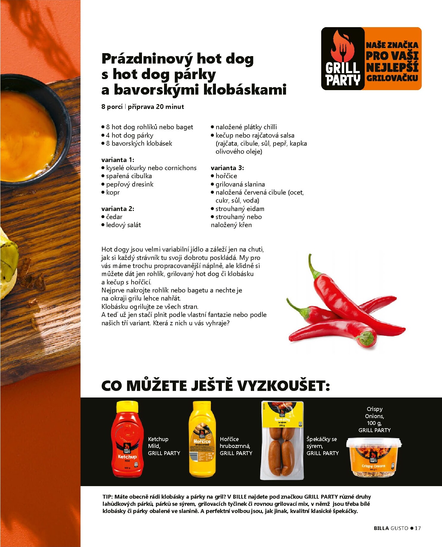 billa - Aktuální Billa - Gusto magazín leták platný od pondělí 01.06.2026 do úterý 30.06.2026 - page: 17