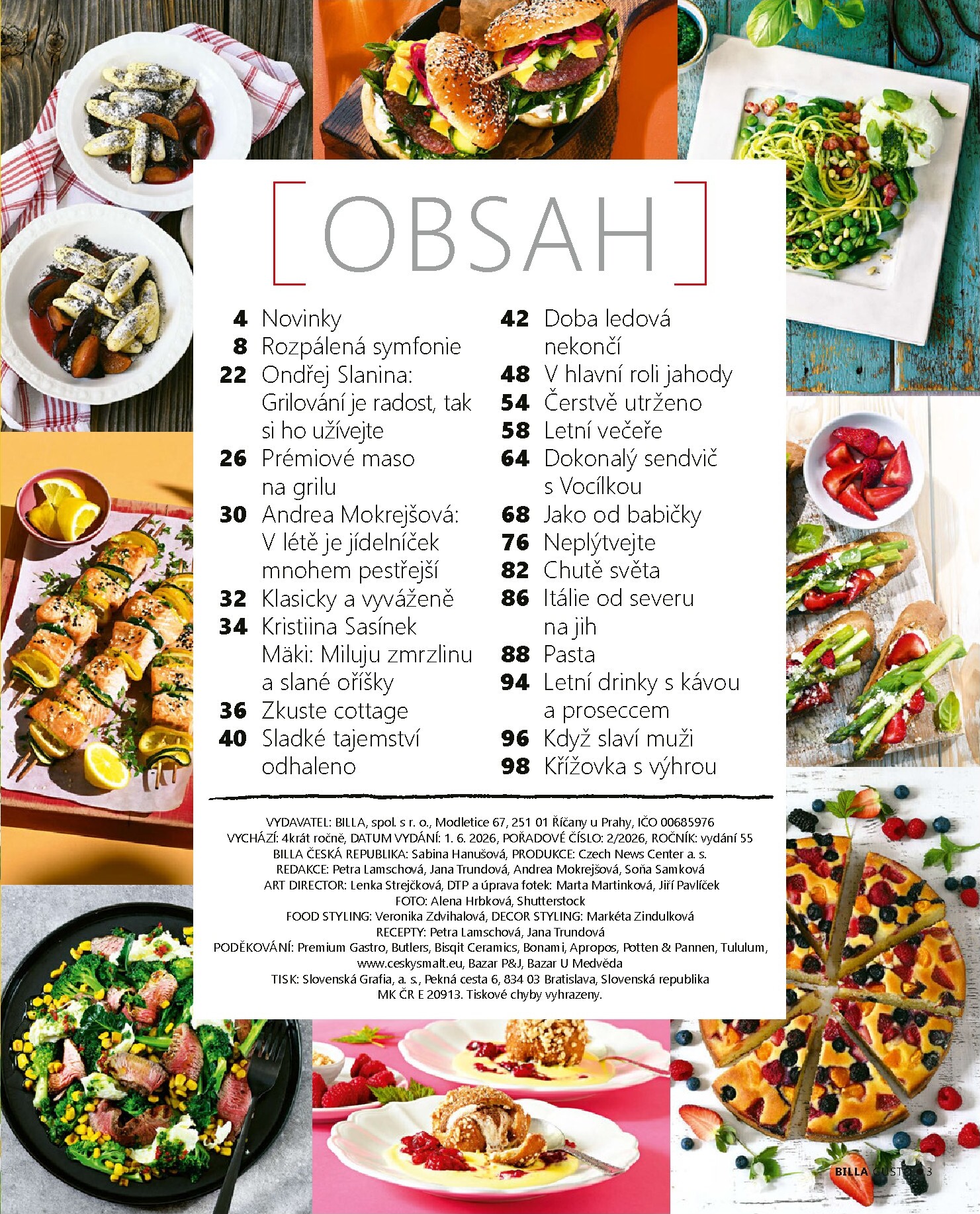 billa - Aktuální Billa - Gusto magazín leták platný od pondělí 01.06.2026 do úterý 30.06.2026 - page: 3