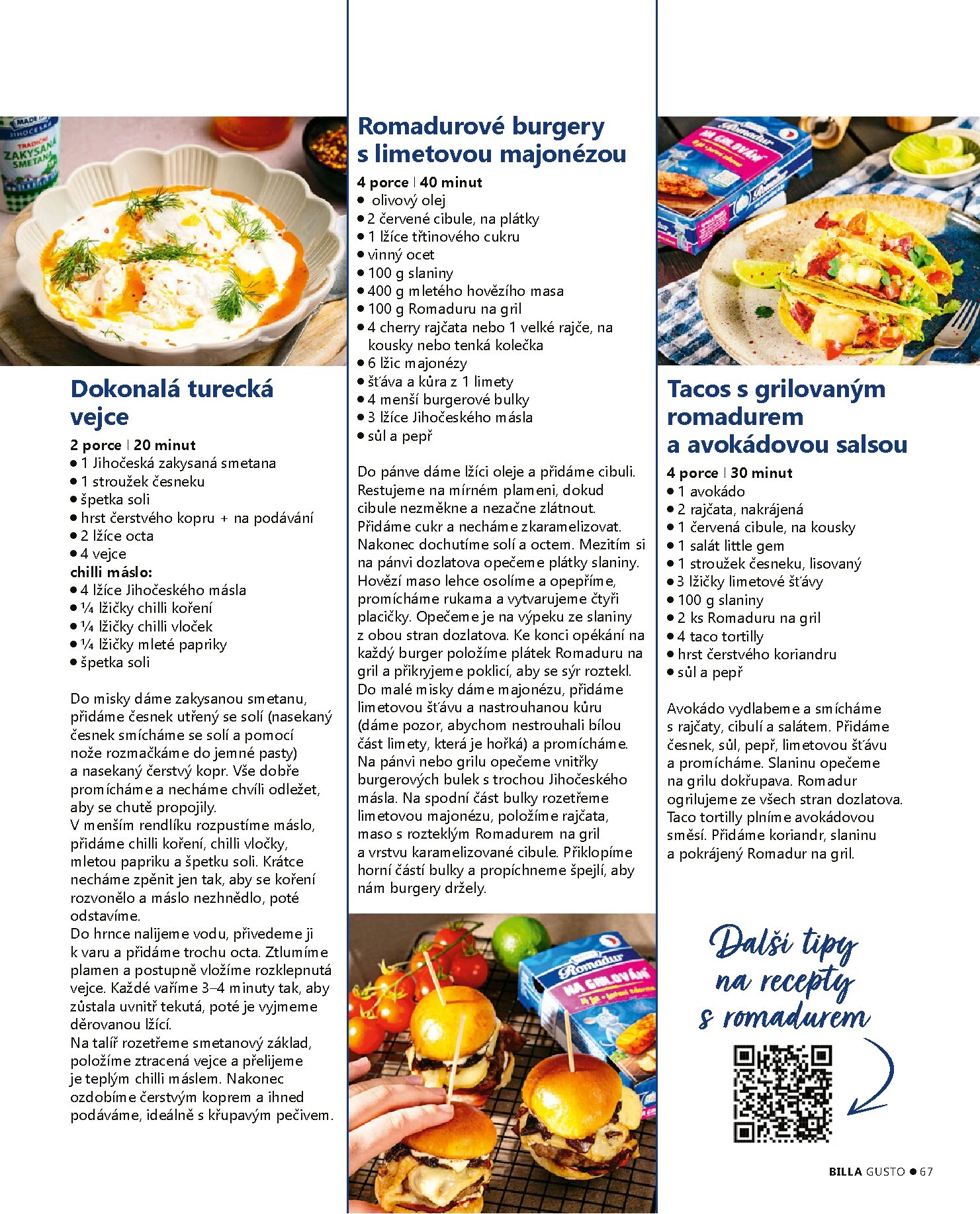 billa - Aktuální Billa - Gusto magazín leták platný od pondělí 01.06.2026 do úterý 30.06.2026 - page: 67
