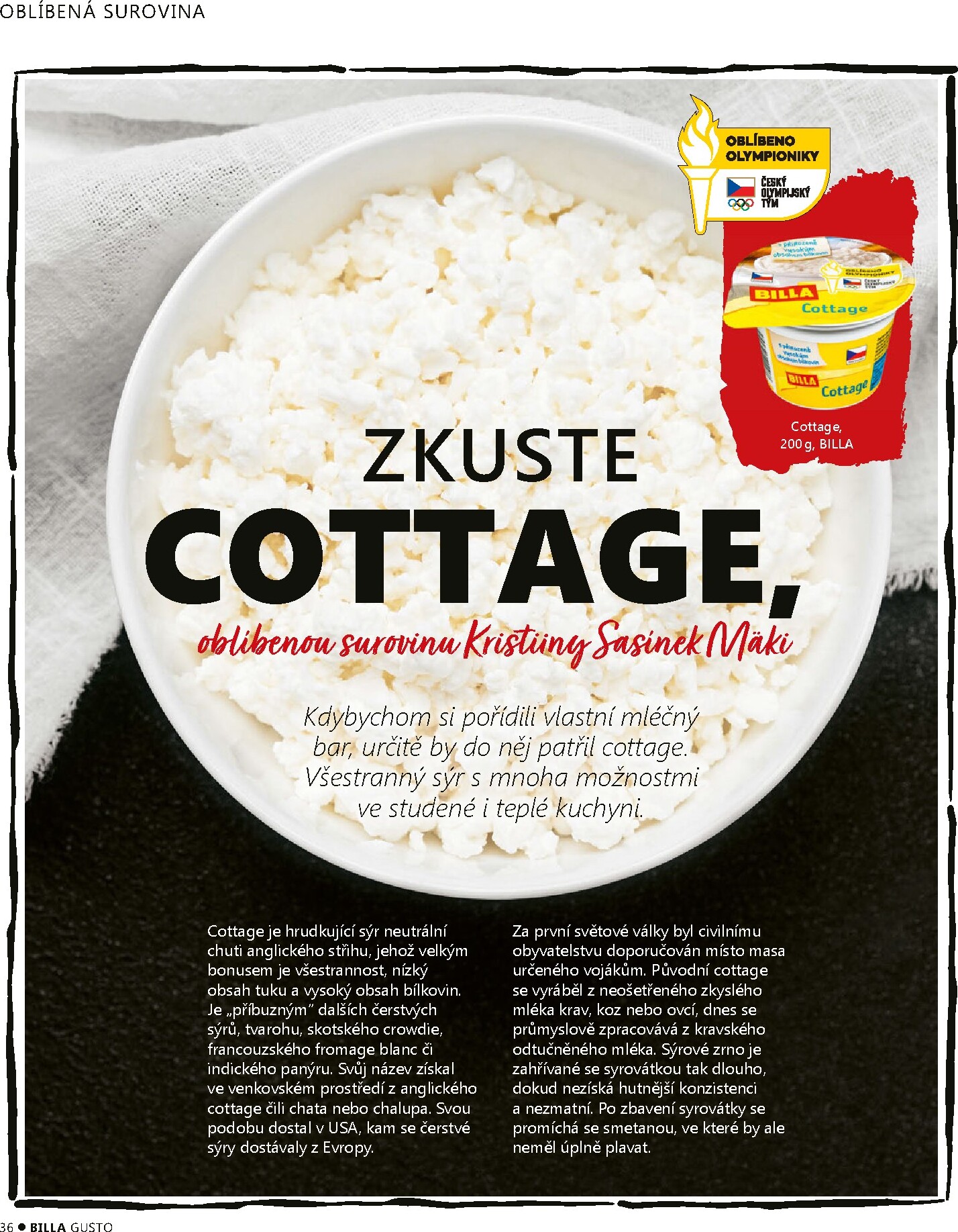 billa - Aktuální Billa - Gusto magazín leták platný od pondělí 01.06.2026 do úterý 30.06.2026 - page: 36