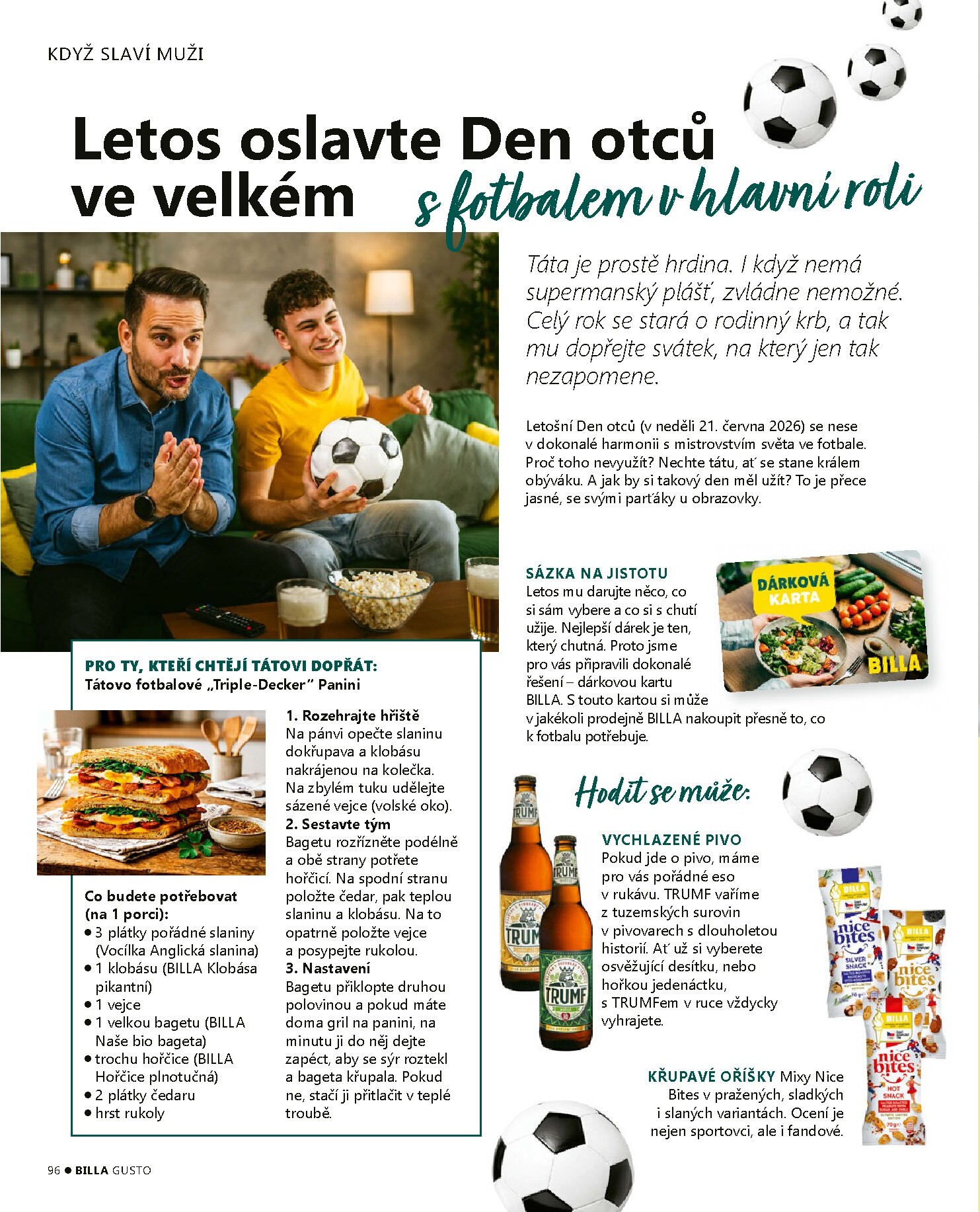 billa - Aktuální Billa - Gusto magazín leták platný od pondělí 01.06.2026 do úterý 30.06.2026 - page: 96