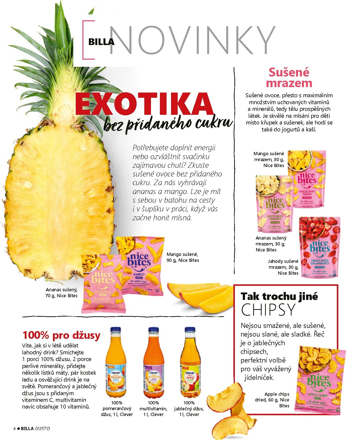 billa - Aktuální Billa - Gusto magazín leták platný od pondělí 01.06.2026 do úterý 30.06.2026 - page: 4
