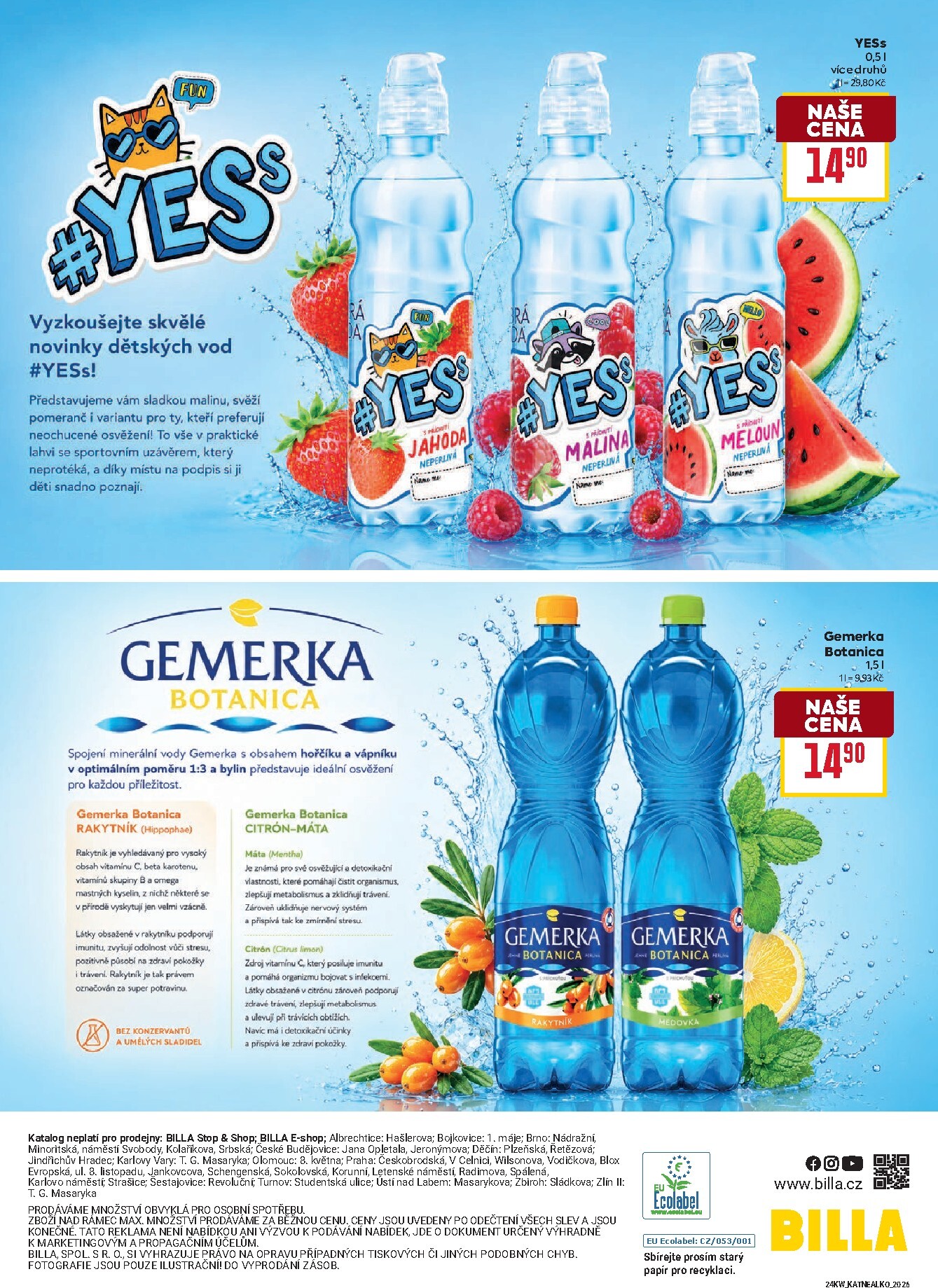 billa - Budoucí Billa - Léto plné osvěžujících drinků leták platný od středy 10.06.2026 do úterý 30.06.2026 - page: 6