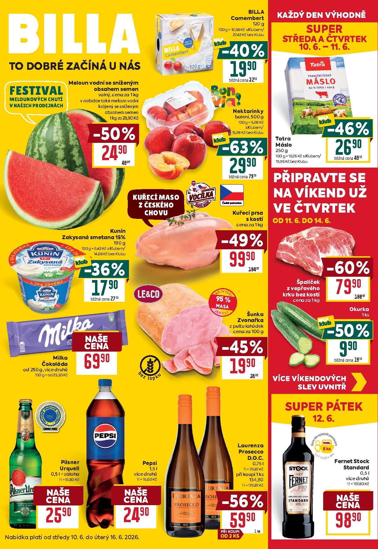 billa - Budoucí Billa - Malý leták leták platný od středy 17.06.2026 do úterý 23.06.2026
