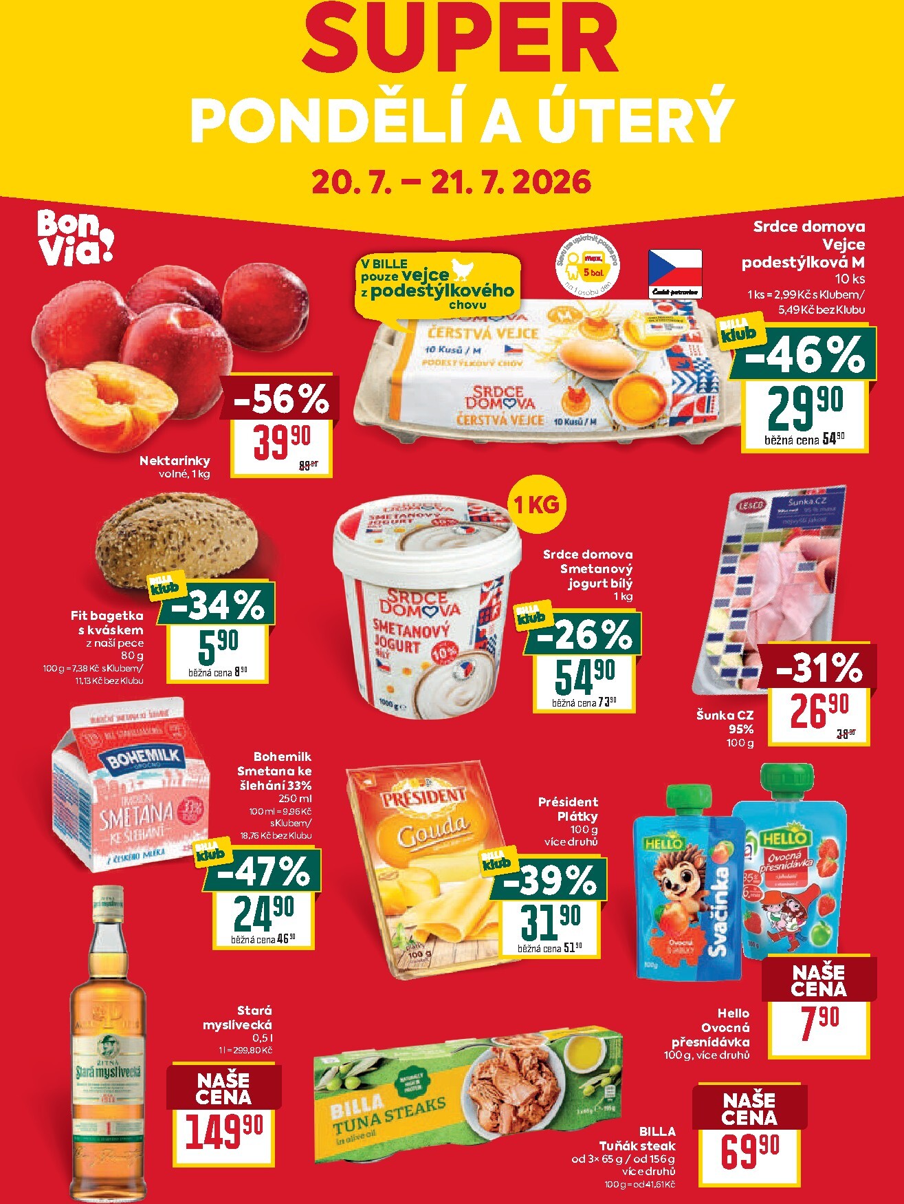 billa - Budoucí Billa - Malý leták leták platný od středy 15.07.2026 do úterý 21.07.2026 - page: 8
